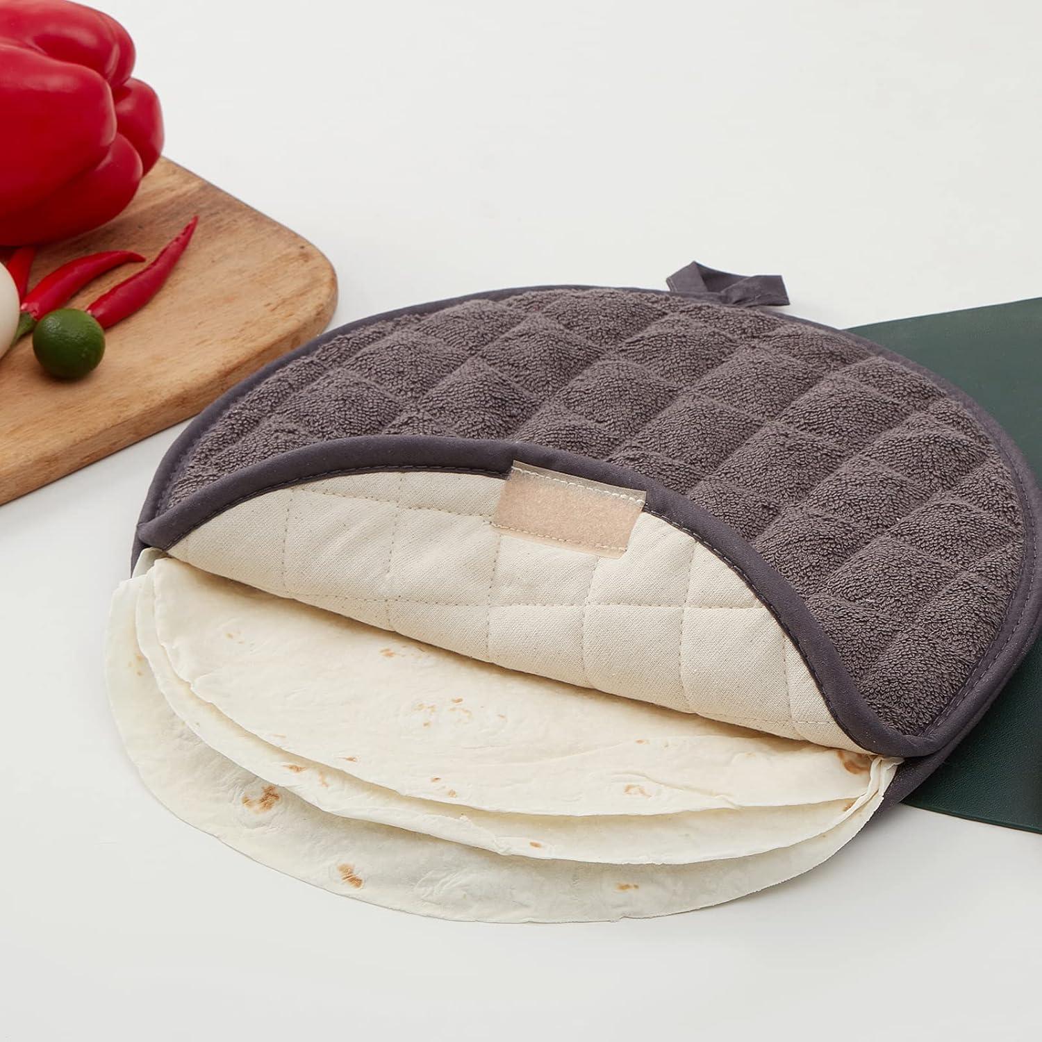 Calentador de Tortillas Lifaith 30.48 cm Paquete de 2 Gris Oscuro