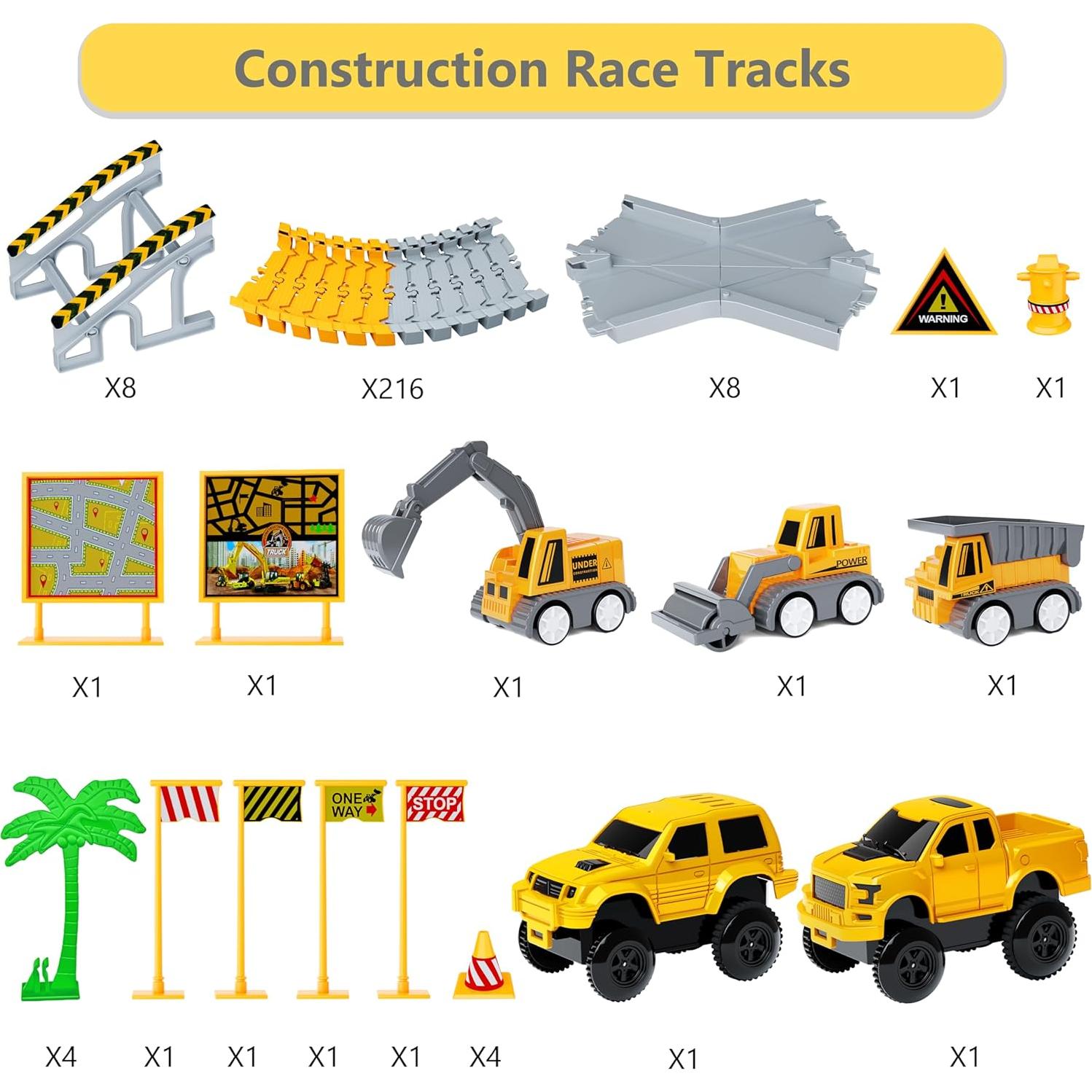 Juguete de Pista de Carreras Hony 253 PCS para Niños
