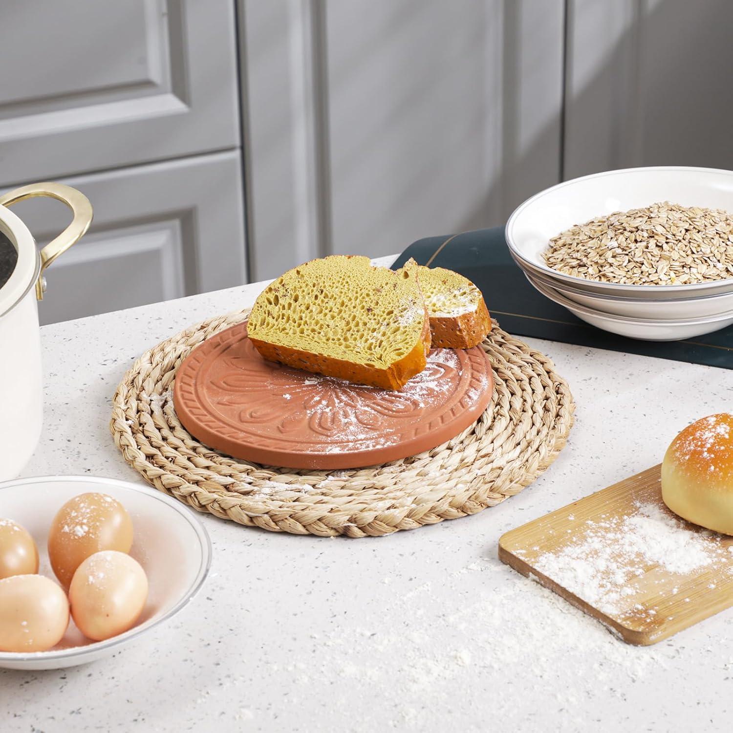 Piedra Calentadora de Pan Terracota 20.32 cm Teenyyou