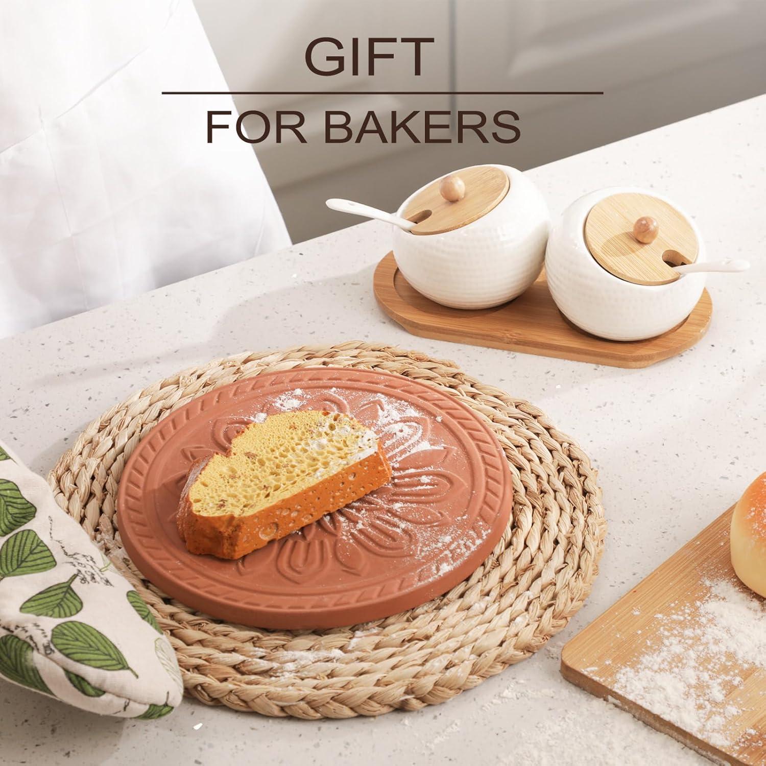 Piedra Calentadora de Pan Terracota 20.32 cm Teenyyou