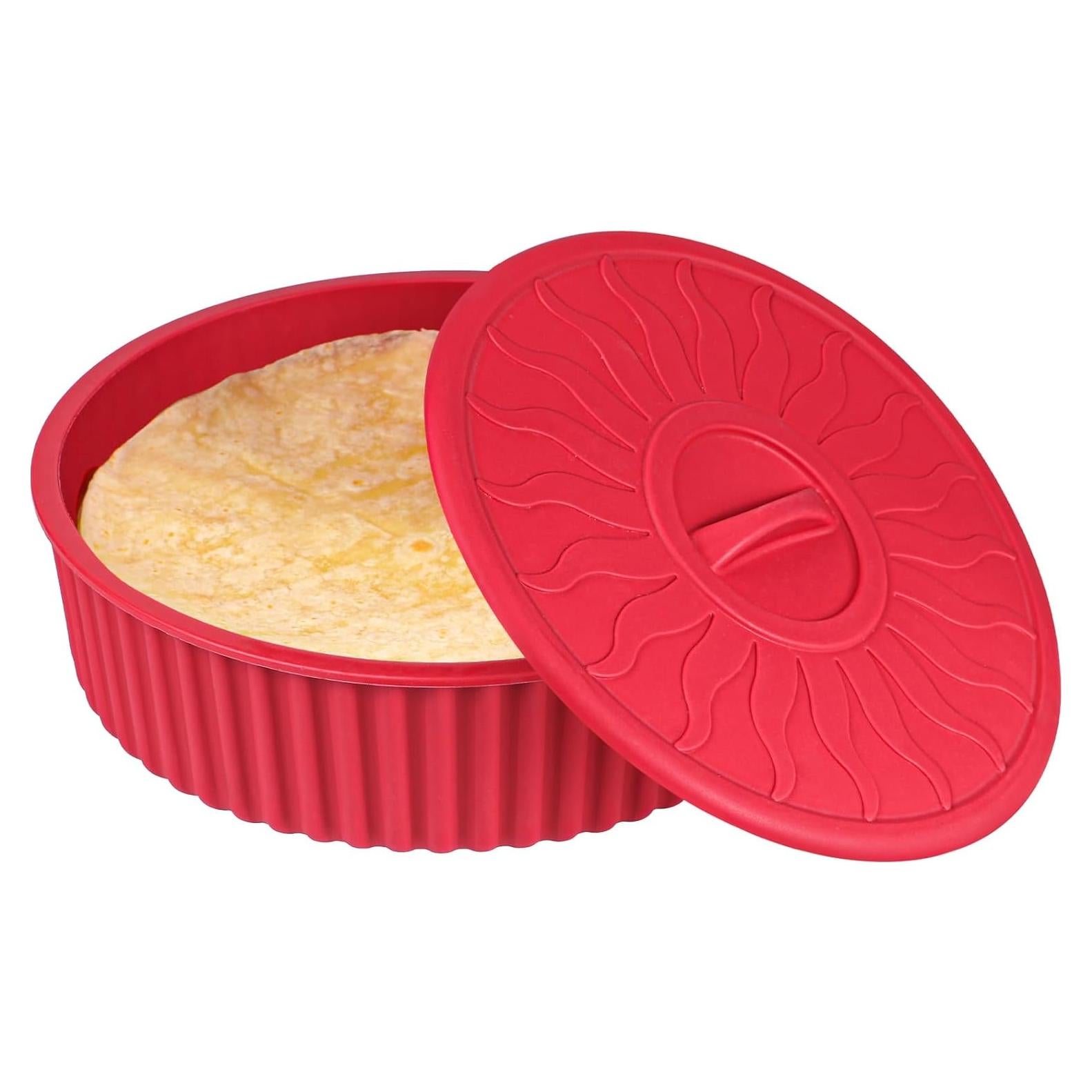 Contenedor Calentador de Tortillas Koluti 10 Pulgadas Antiadherente