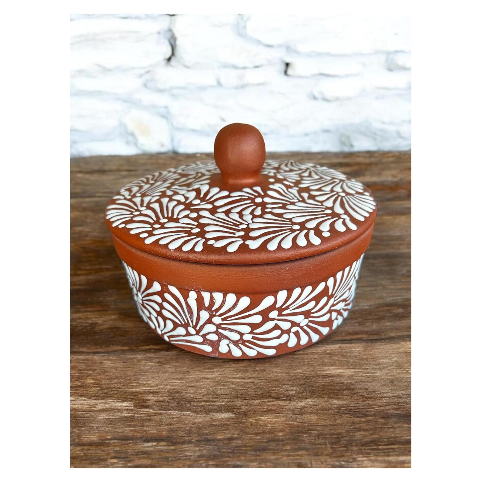 Contenedor de Tortillas Talavera Hecho a Mano 20.32 cm