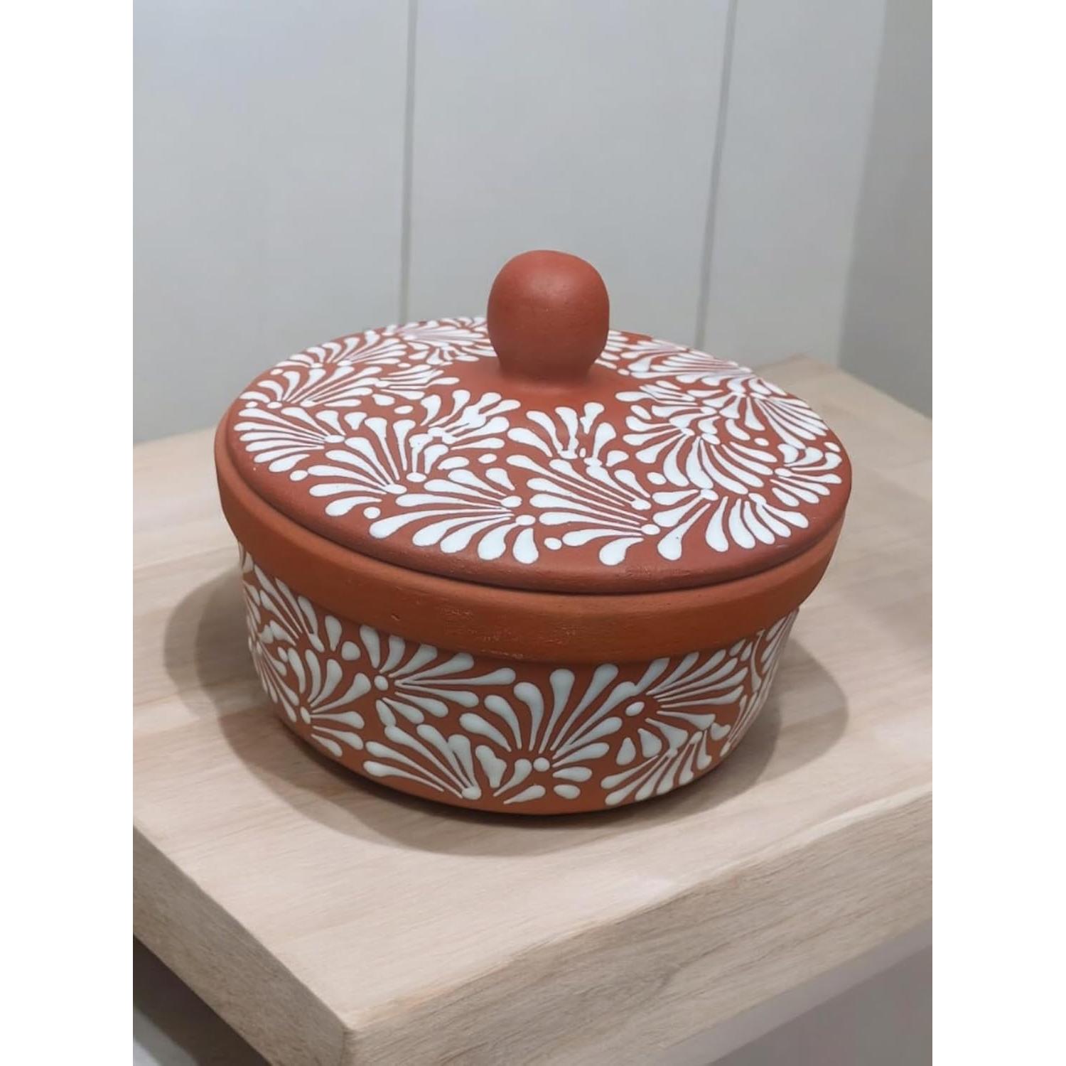 Contenedor de Tortillas Talavera Hecho a Mano 20.32 cm