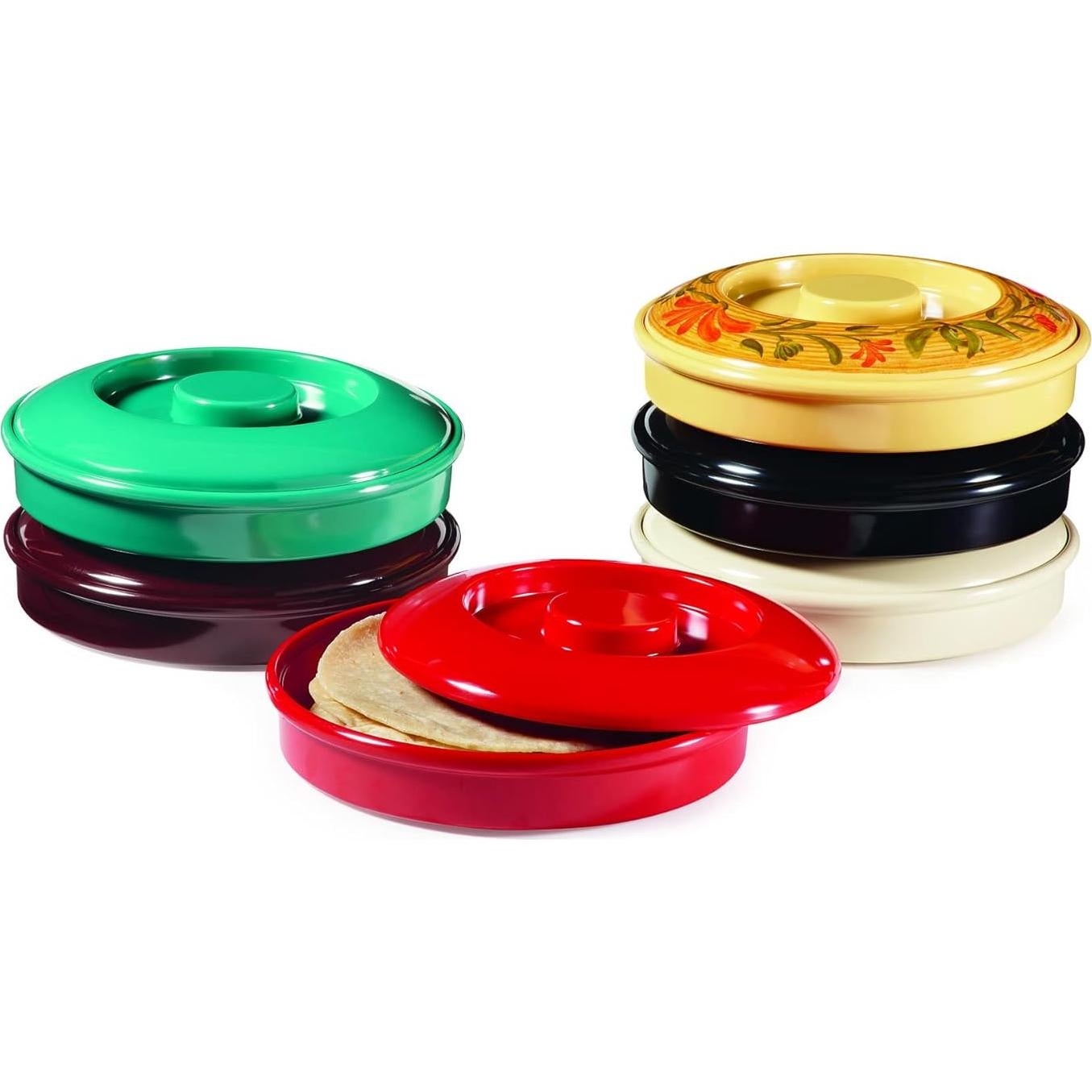 Tapa de Calentador de Tortillas GET TS-800-L-R Melamina 19.7 cm (Set de 12)
