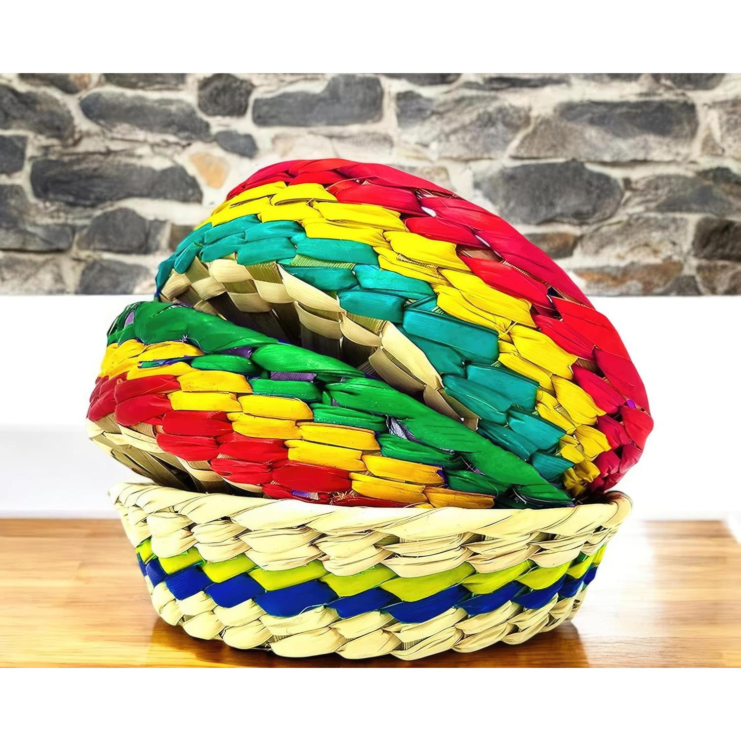 Cesta de Tortillas Hecha a Mano Alondra's Imports - 3 Unidades