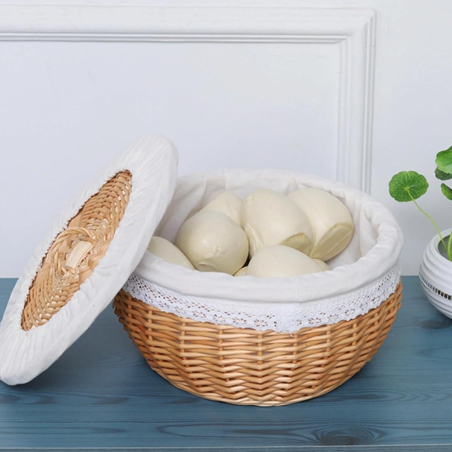 Cesta Calentadora de Tortillas GOVNPJ 26 cm Tejida a Mano