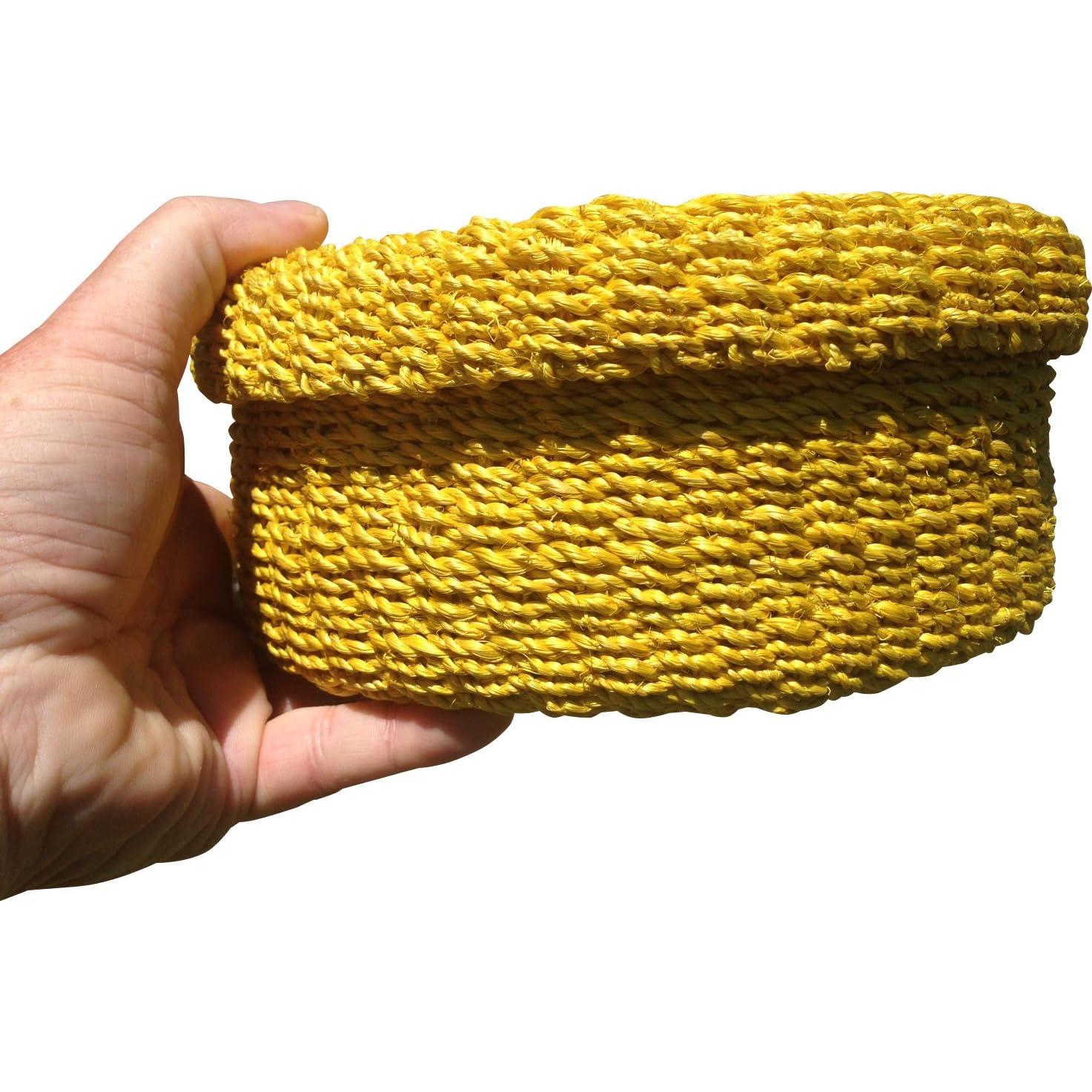 Cesta de Tortilla Amarilla Hecha a Mano Green Breeze