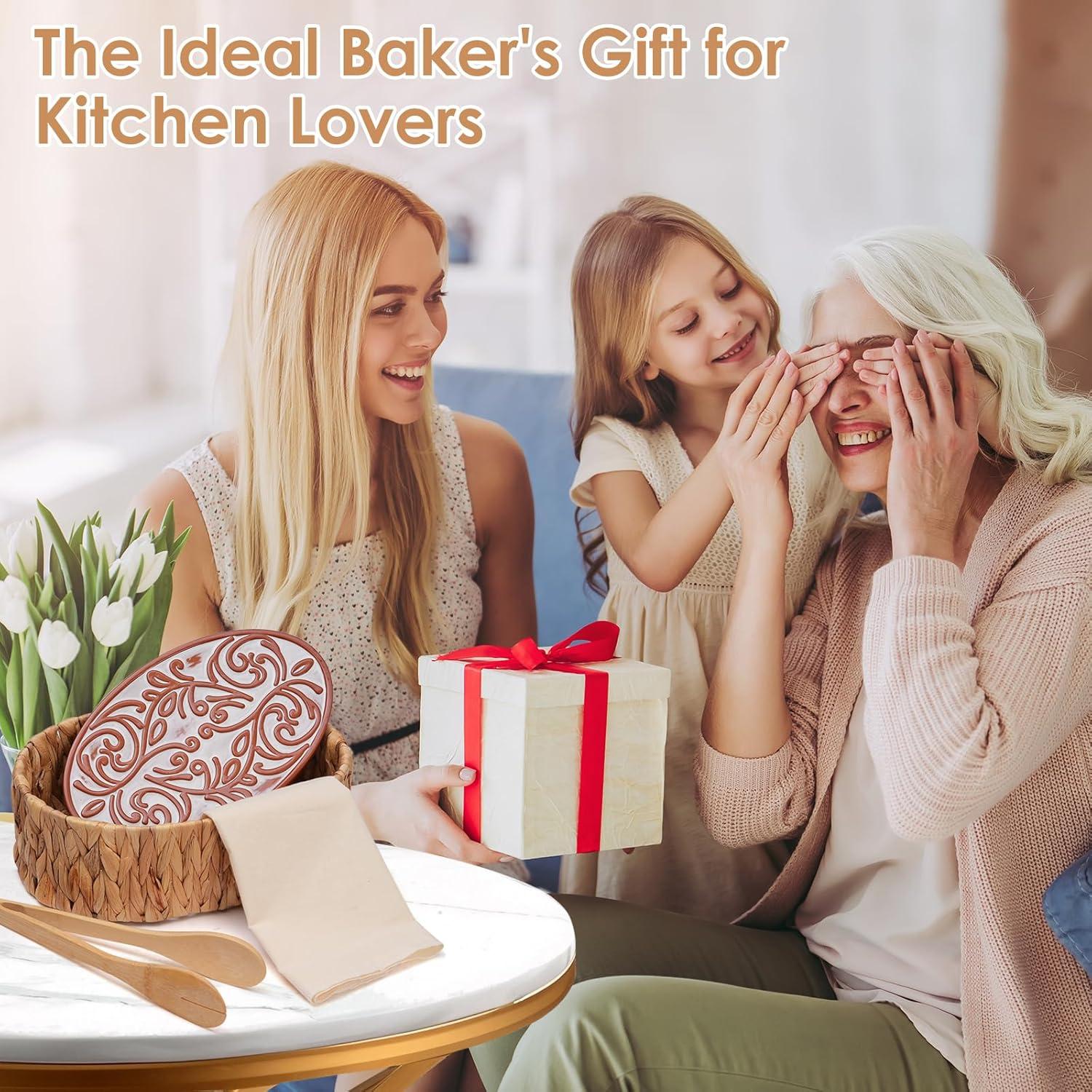 Cesta Calentadora de Pan DRXX FEXE con Piedra y Toalla