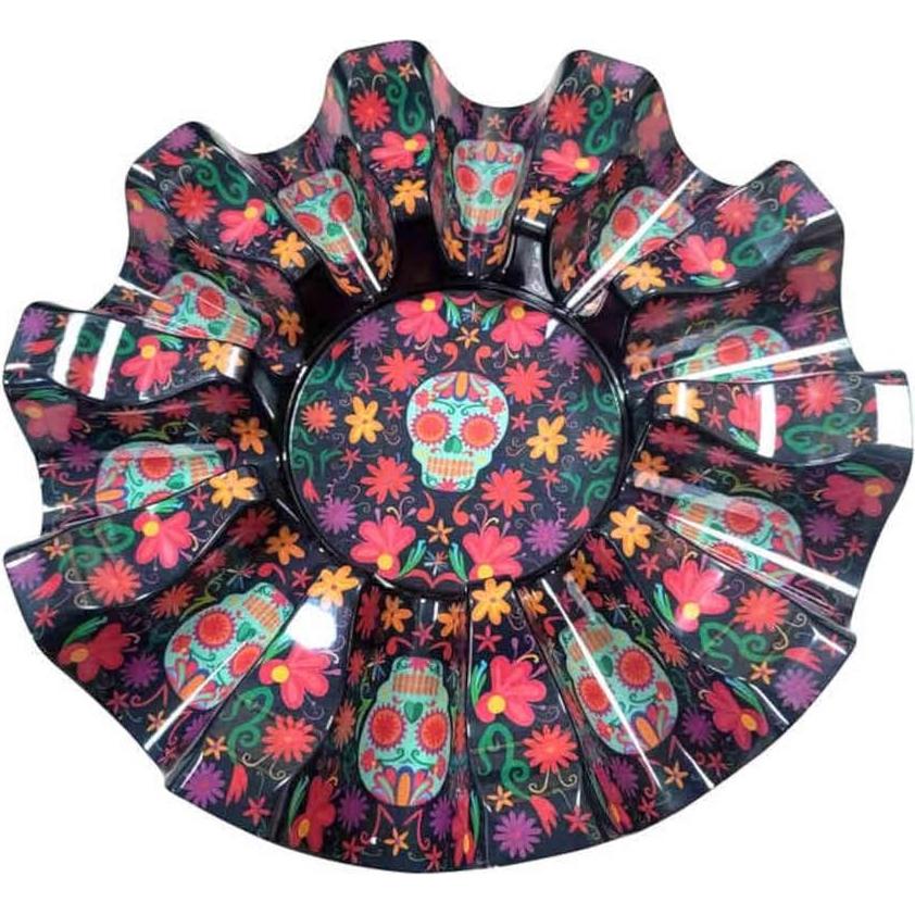 Bandeja de Tacos Prepara Día de los Muertos 40x28cm