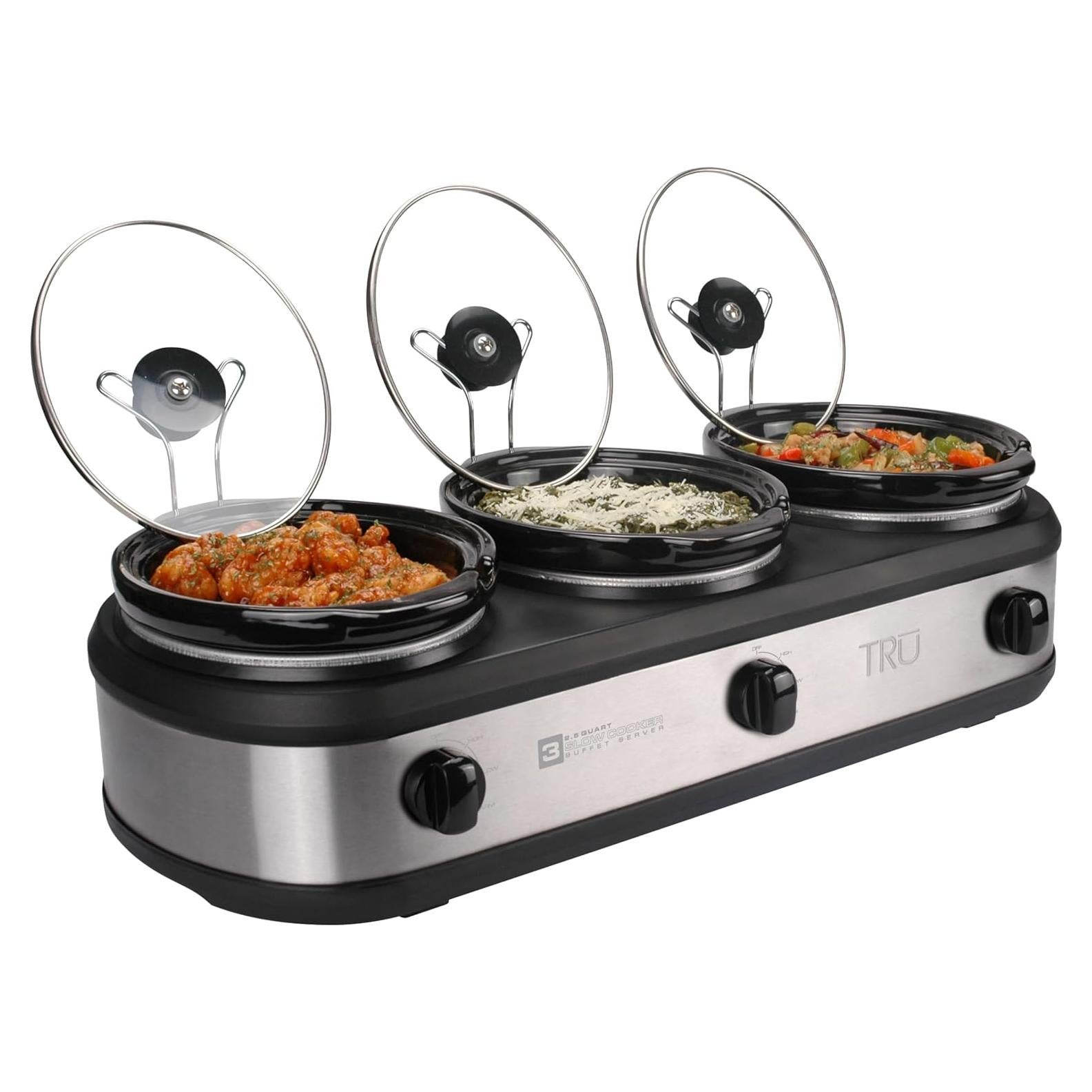 Servidor Buffet Triple TRU 3 Inserts 2.37L Control Individual