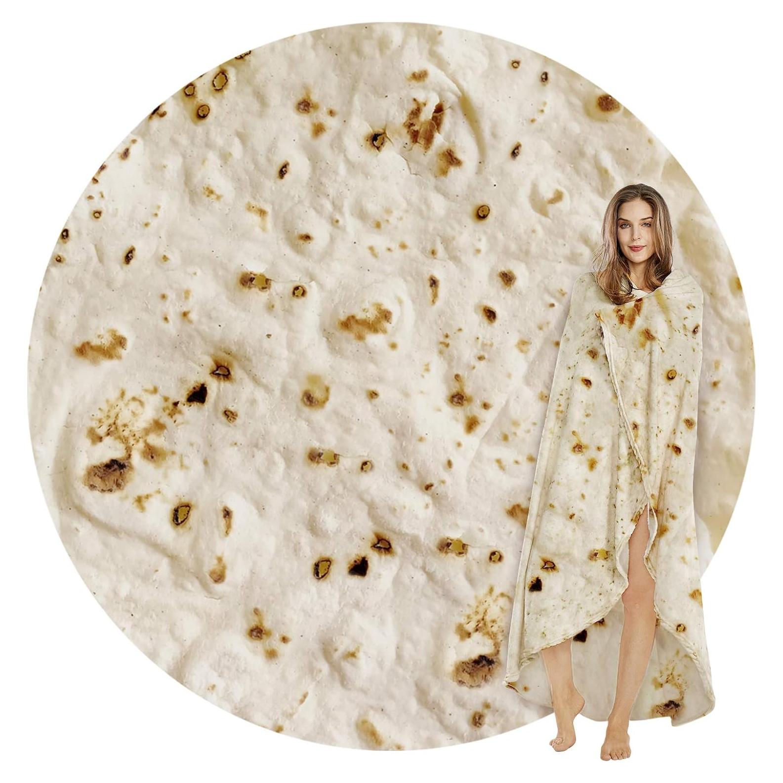 Manta de Tortilla Burrito SeaRoomy 228.6 cm Beige Suave