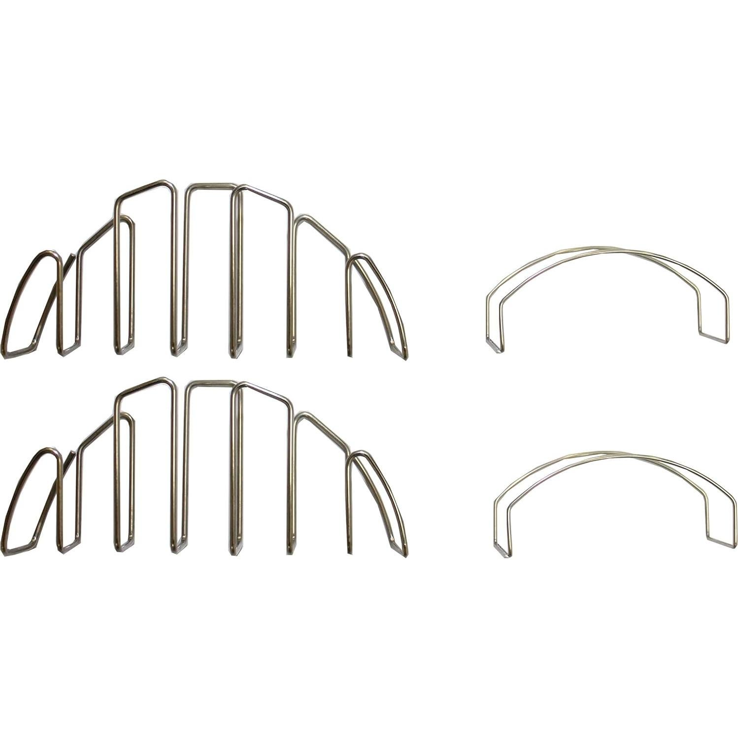 Marco para Taco Mi Taco Stand - Acero Inoxidable, 2 Piezas