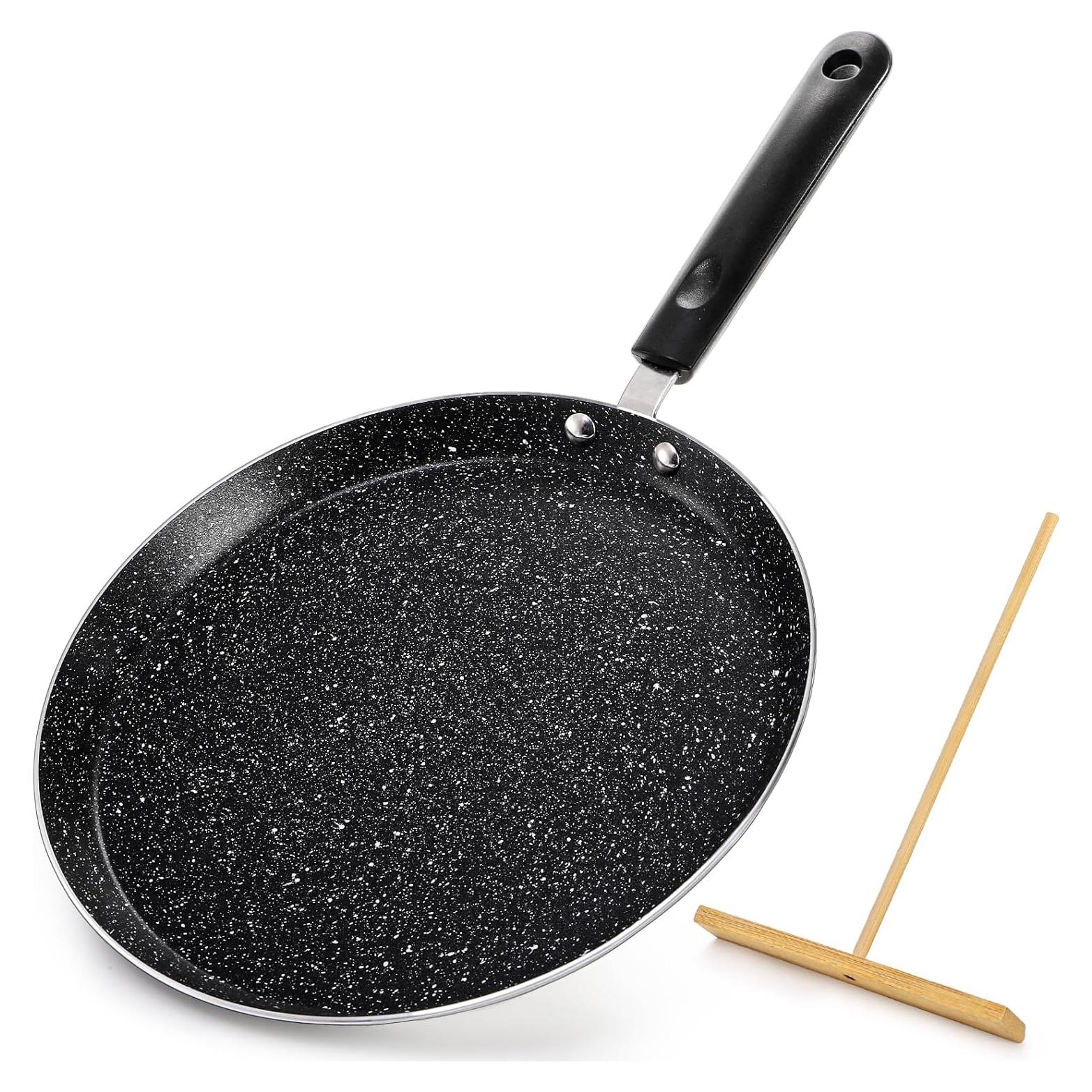 Sartén para Crepes WRINGKIT 25.4 cm Antiadherente con Mango Frío