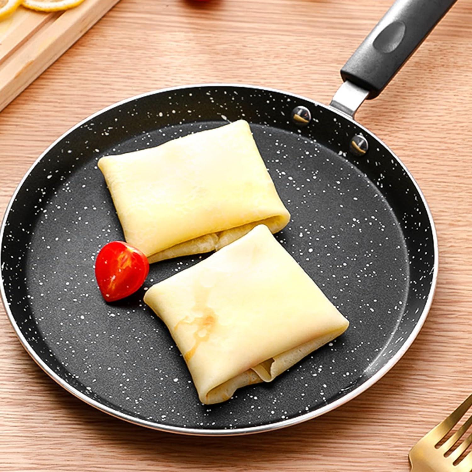 Sartén para Crepes WRINGKIT 25.4 cm Antiadherente con Mango Frío