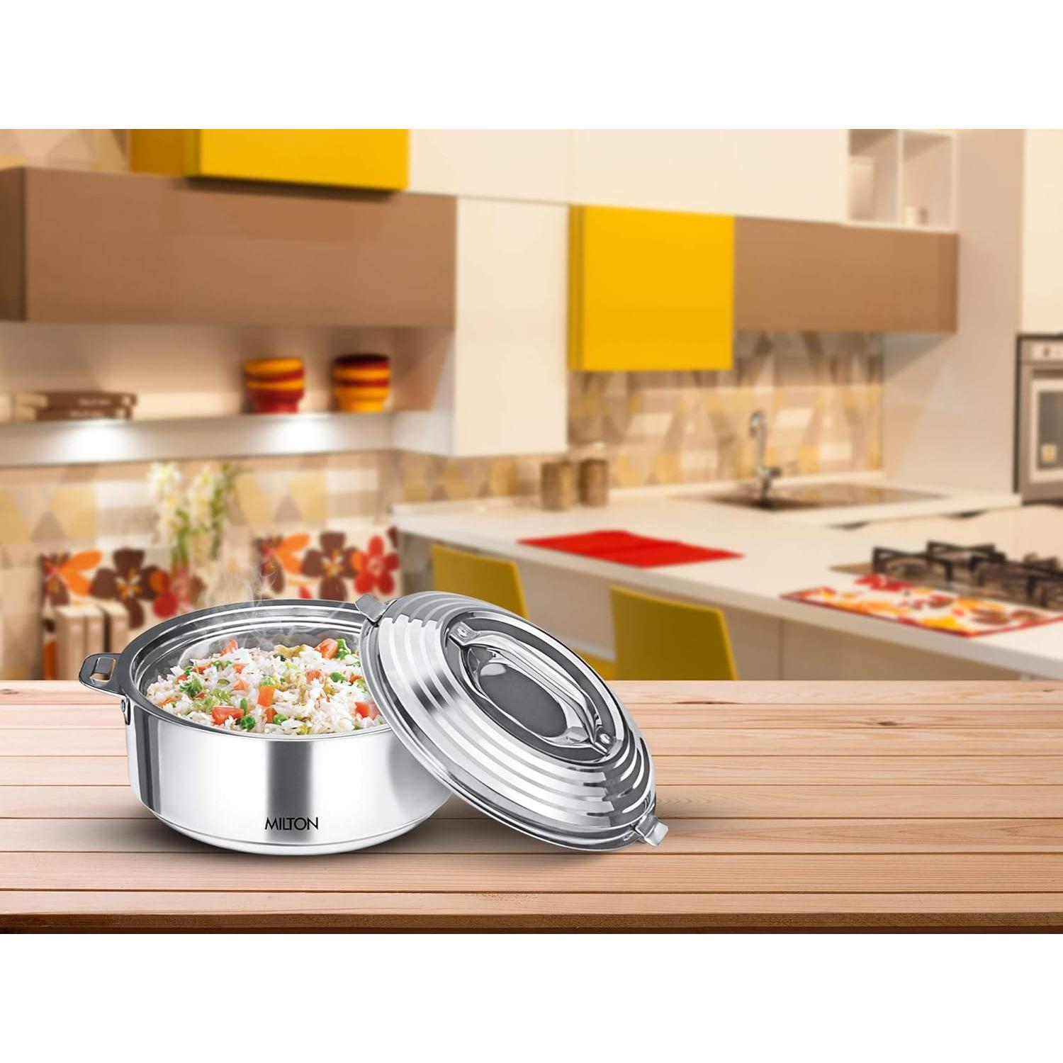 Cacerola Milton Galaxia 1500 Acero Inoxidable 2090 ml