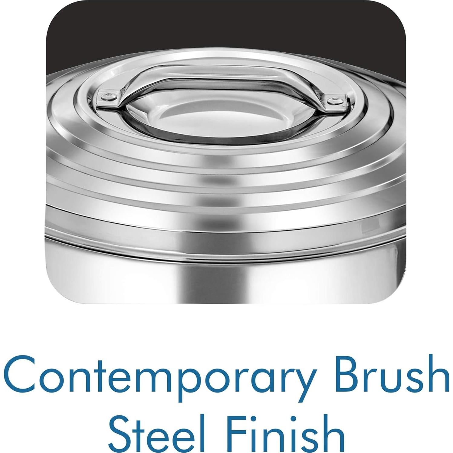 Cacerola Milton Galaxia 1500 Acero Inoxidable 2090 ml