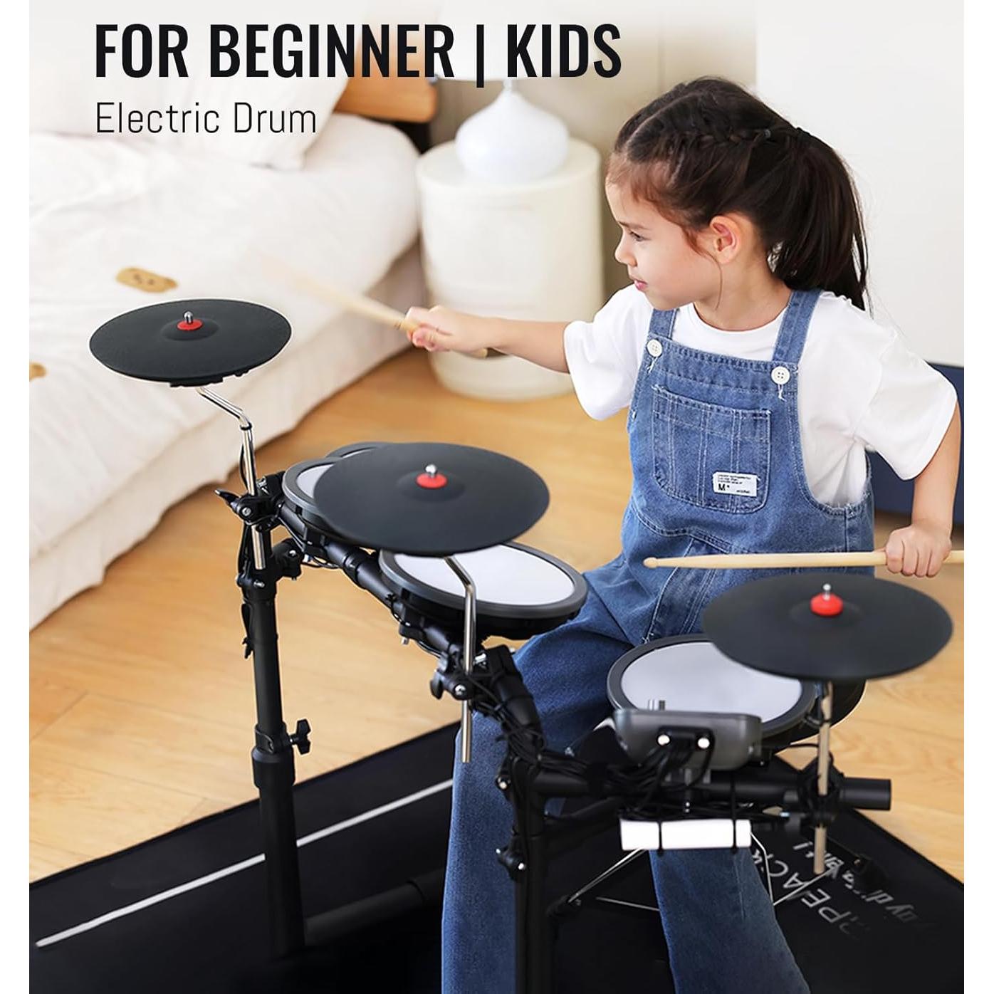 Batería Eléctrica HAMPBACK MK-0 7" Pads Malla 68 Sonidos