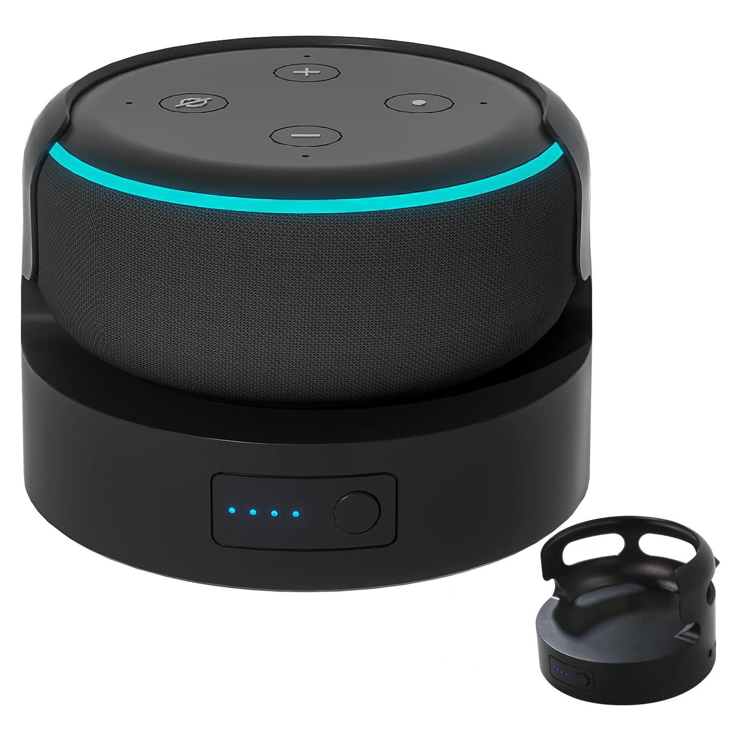 Base de batería Blanou para Echo Dot 3 y Google Mini 2