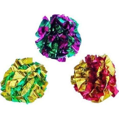 Pelotas de Juguete Arrugadas para Gatos PETFAVORITES 6 Pzas