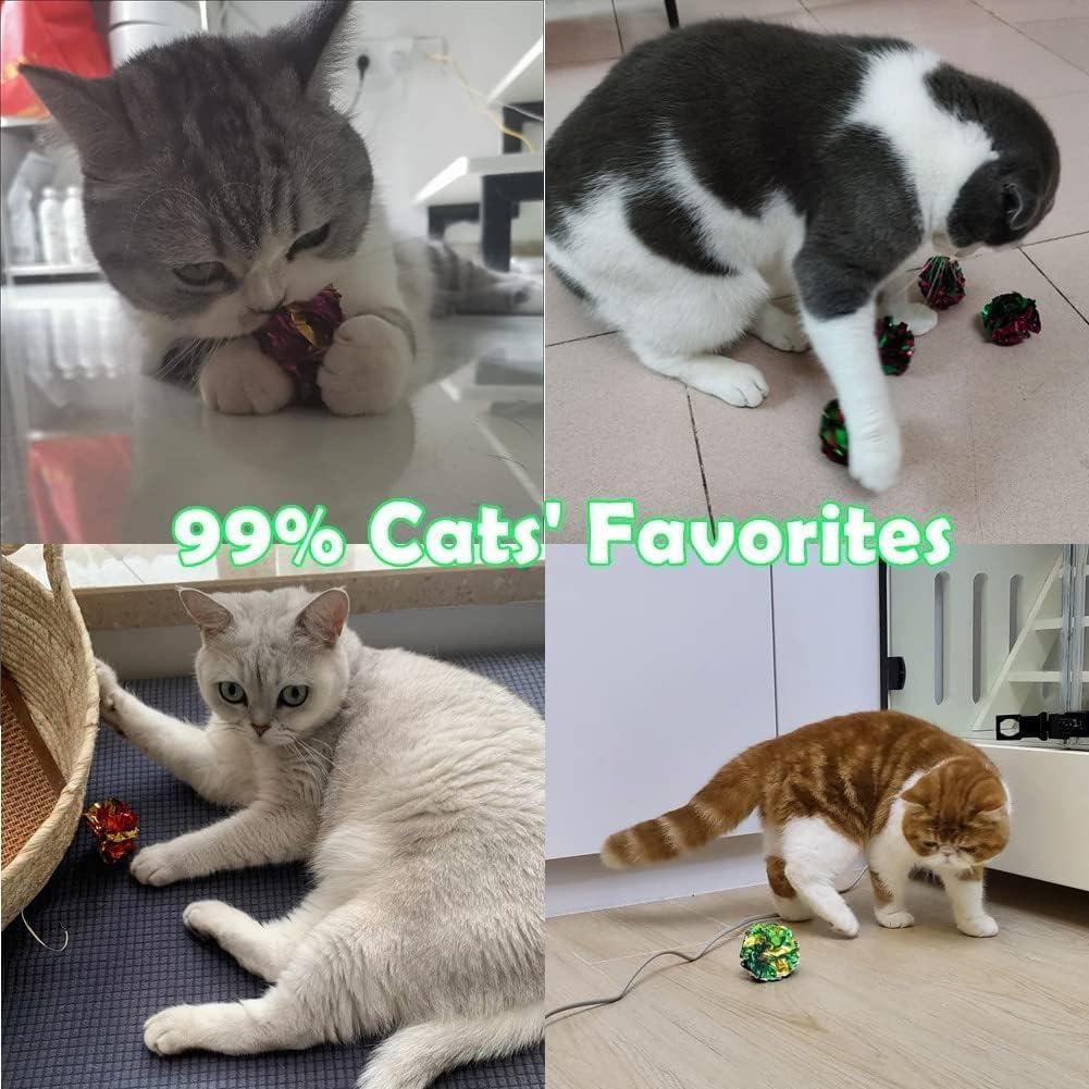 Pelotas de Juguete Arrugadas para Gatos PETFAVORITES 6 Pzas