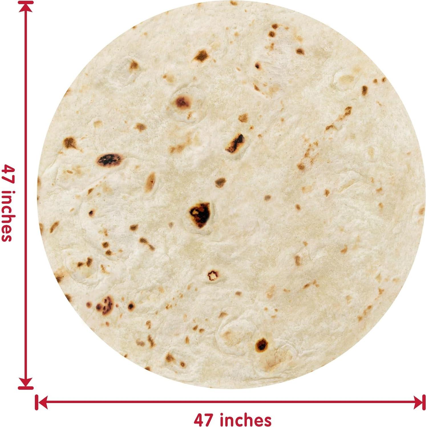 Manta Envoltura de Tortilla Jorbest Beige 119 cm Doble Cara