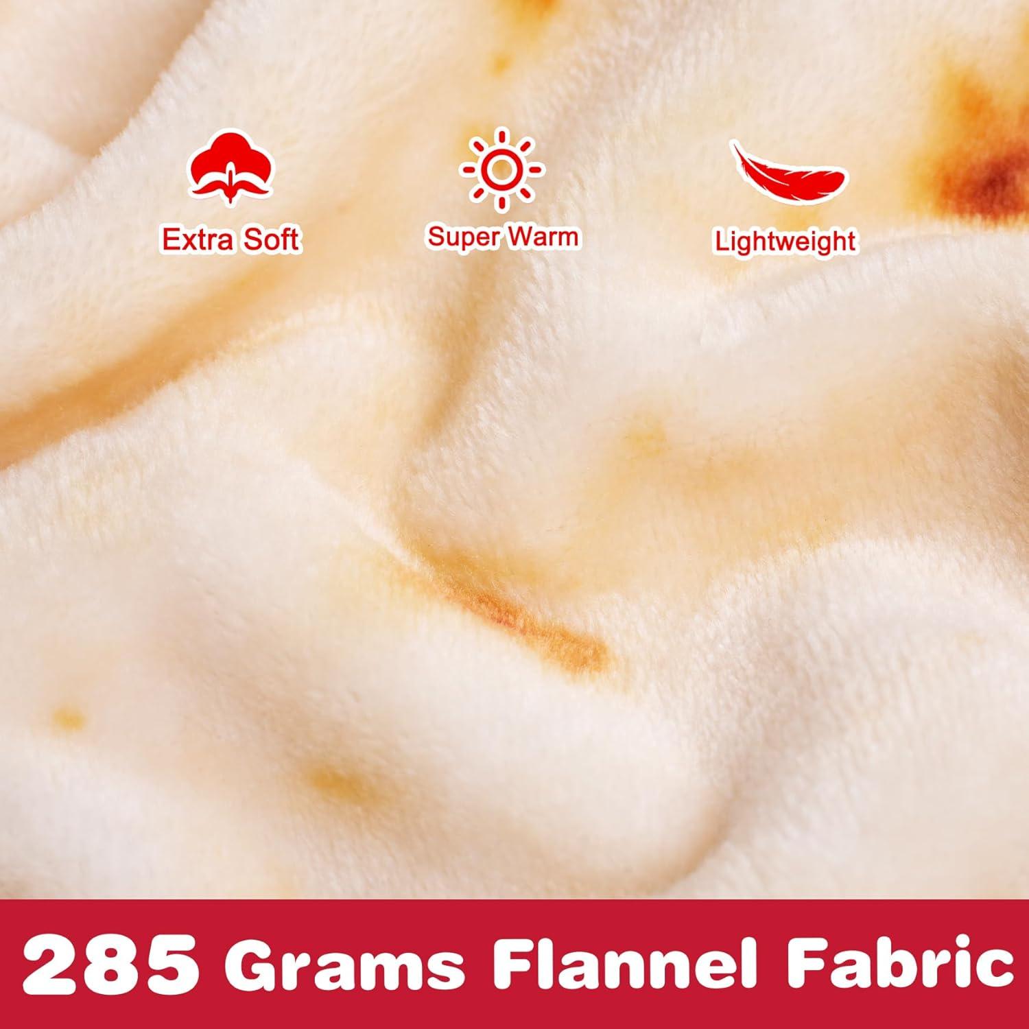 Manta Envoltura de Tortilla Jorbest Beige 119 cm Doble Cara