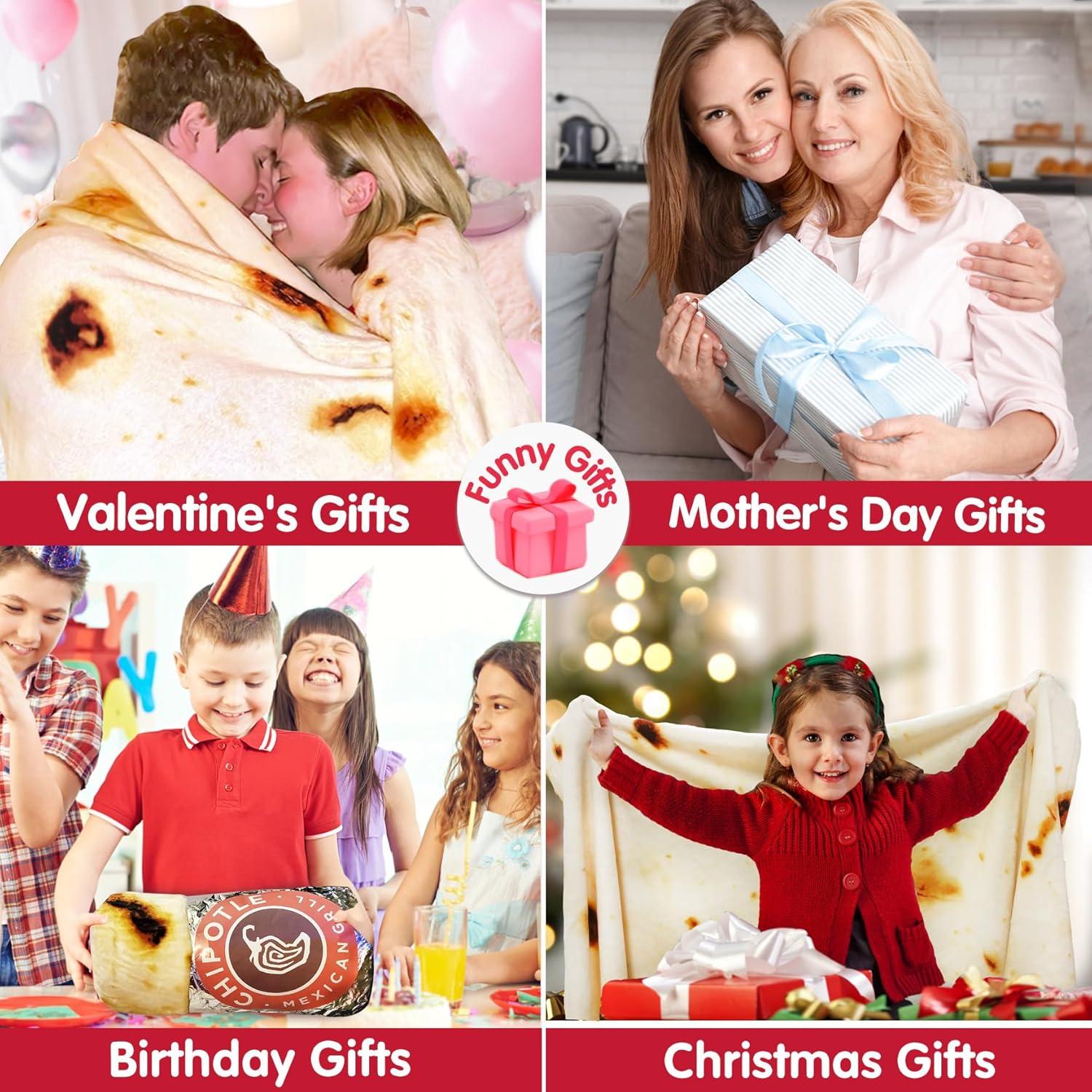 Manta Envoltura de Tortilla Jorbest Beige 119 cm Doble Cara