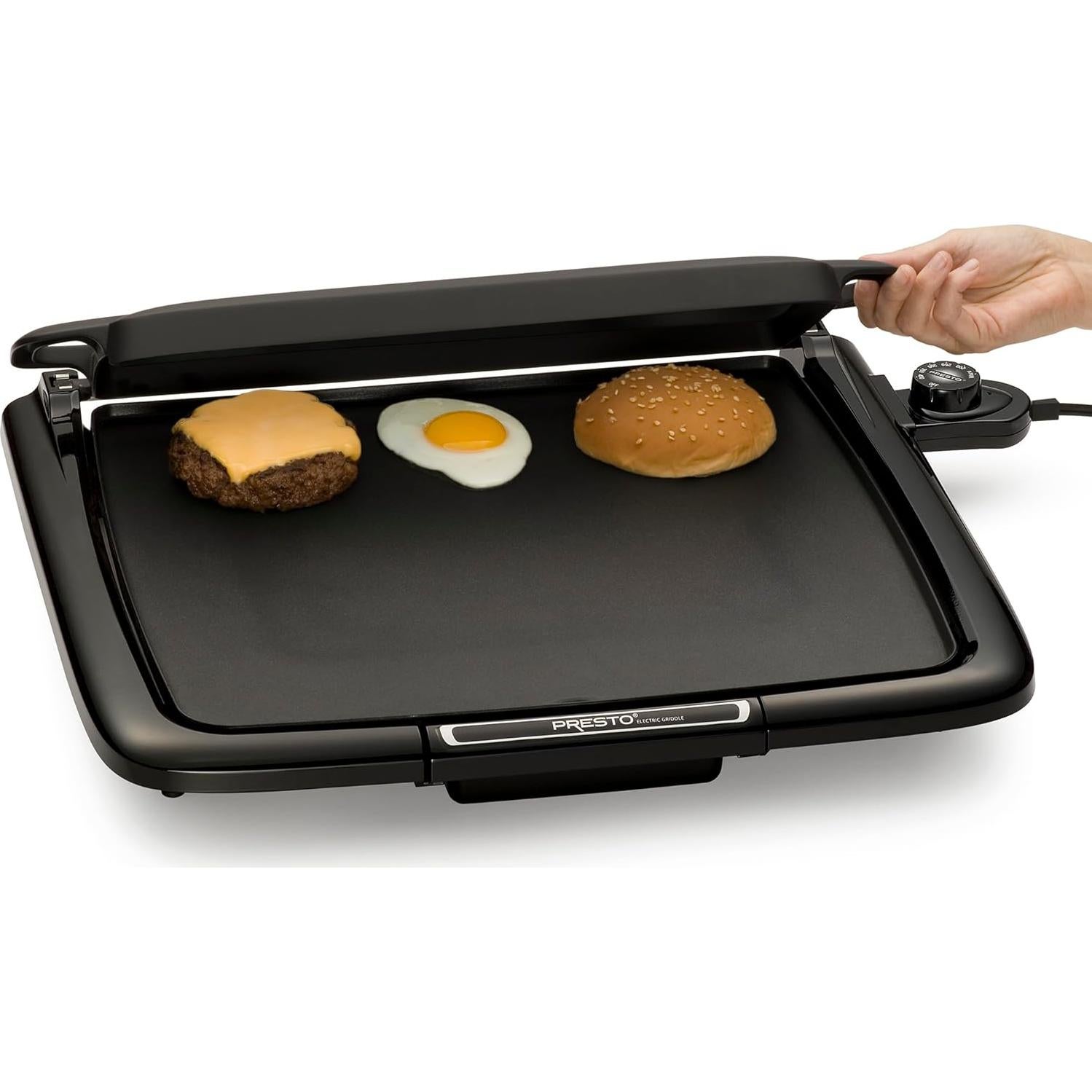 Placa Eléctrica de Contacto Presto 07023 XL 35.5x38.1cm