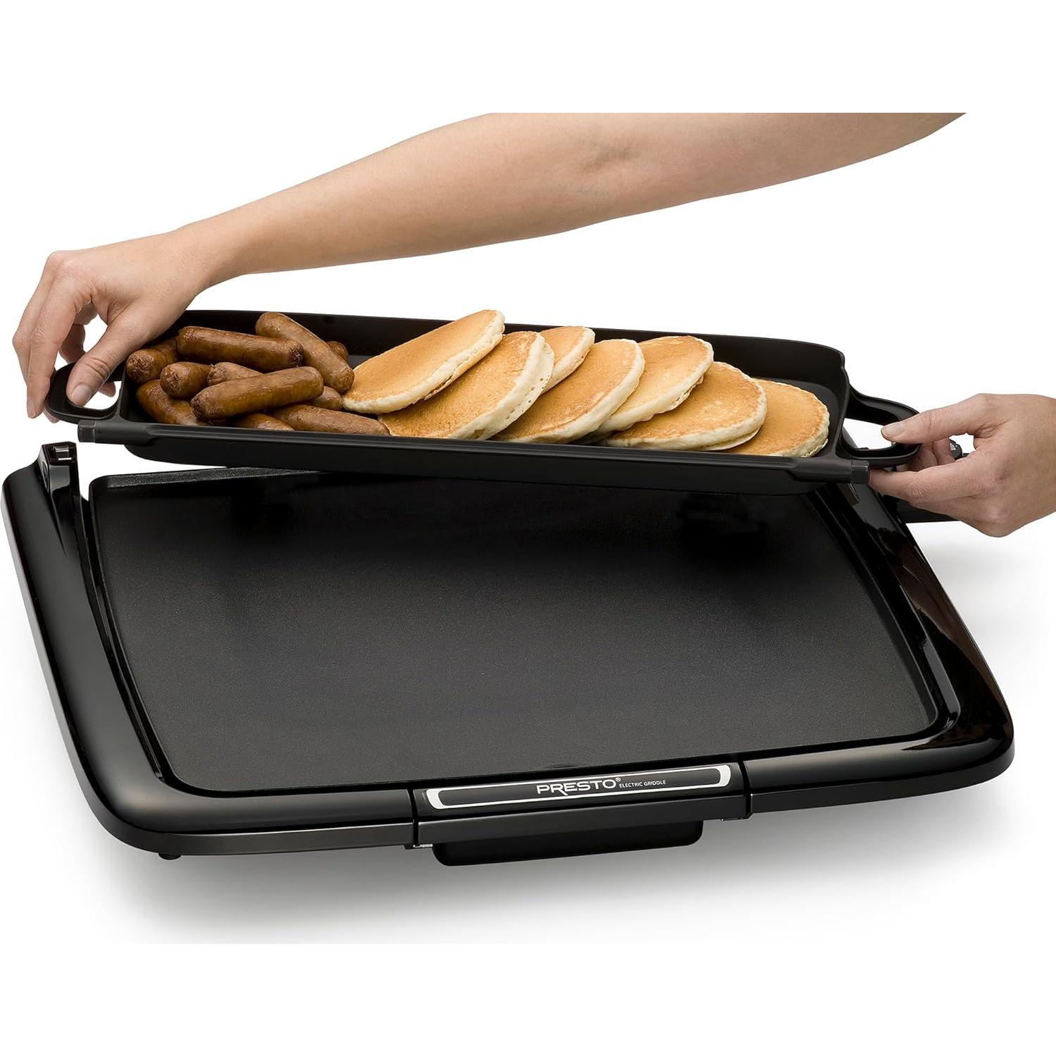 Placa Eléctrica de Contacto Presto 07023 XL 35.5x38.1cm