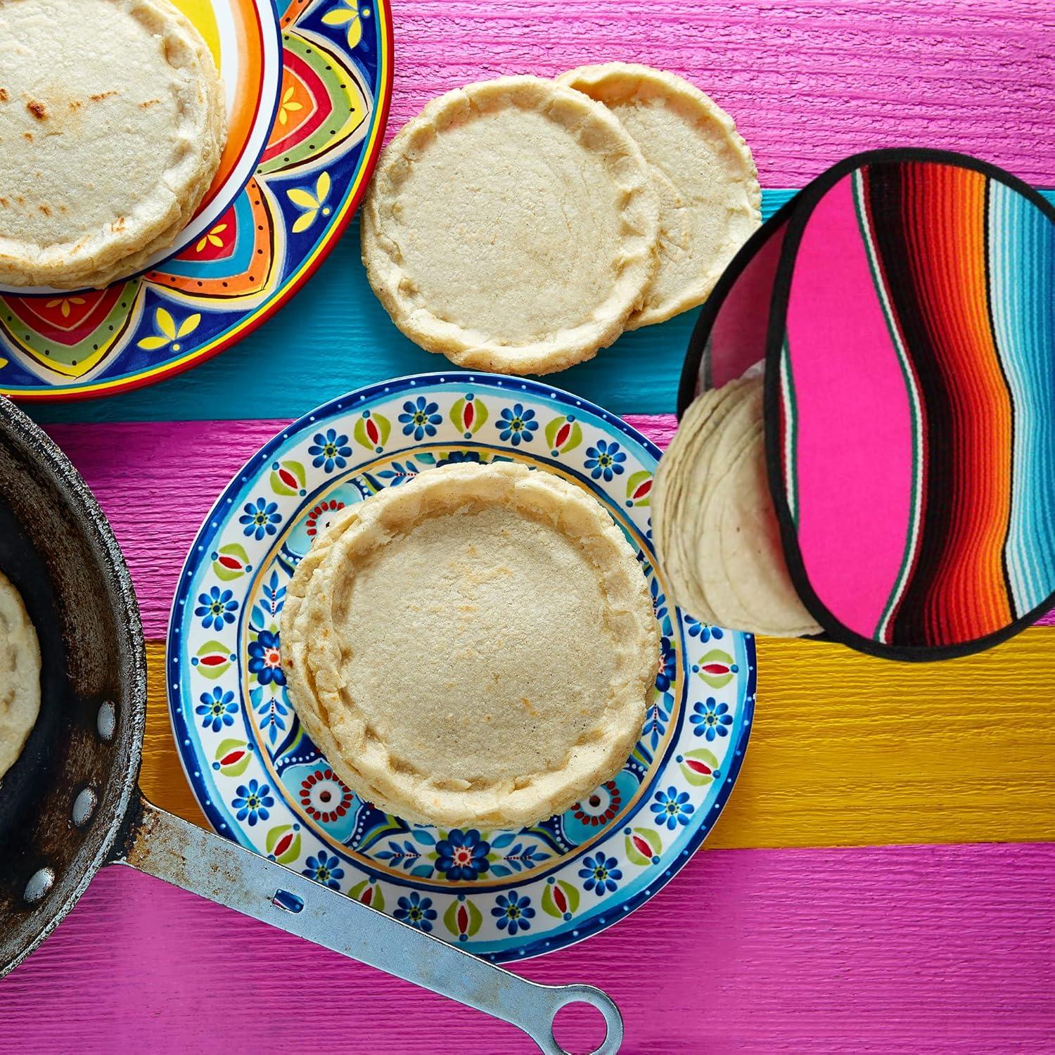 Calentador de Tortillas Needzo, Apto Microondas, Multicolor