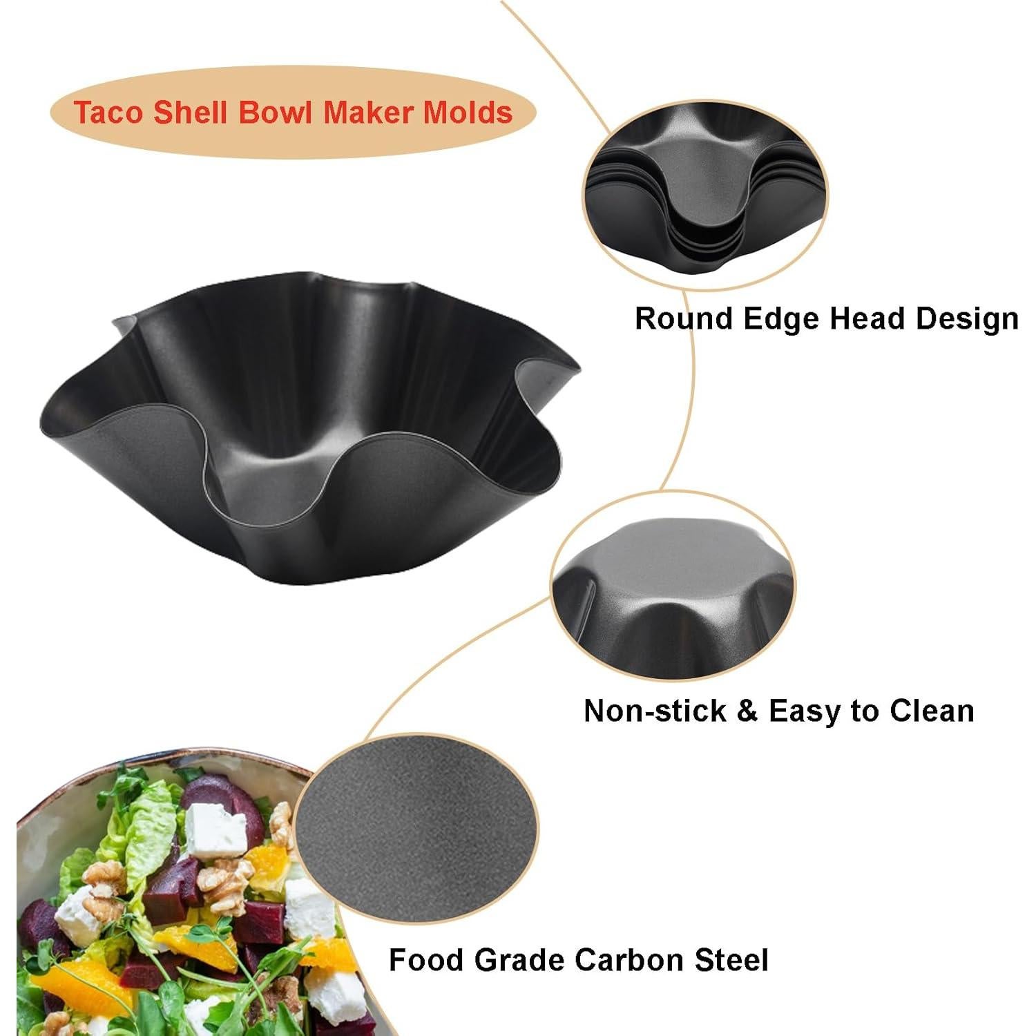 Juego de Sartenes para Tortilla Ragyzity - 4 Piezas Antiadh.