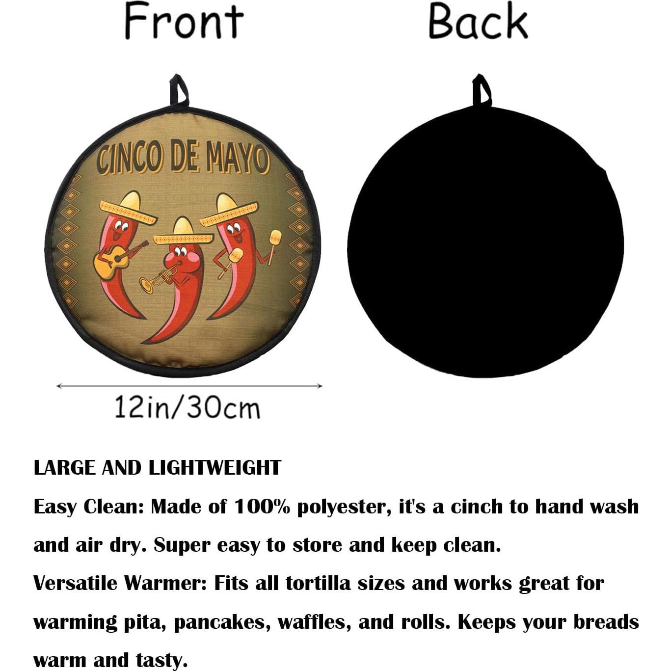 Calentador de Tortillas Aislado L7HWDP Marrón 30.48 cm