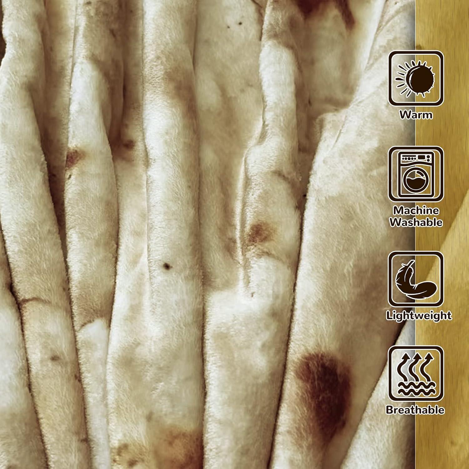 Manta Tortilla Bcareself 60" Amarillo Doble Cara Suave 300 GSM