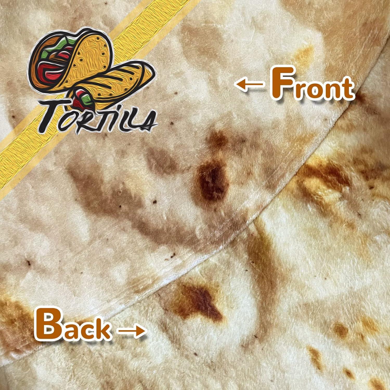 Manta Tortilla Bcareself 60" Amarillo Doble Cara Suave 300 GSM