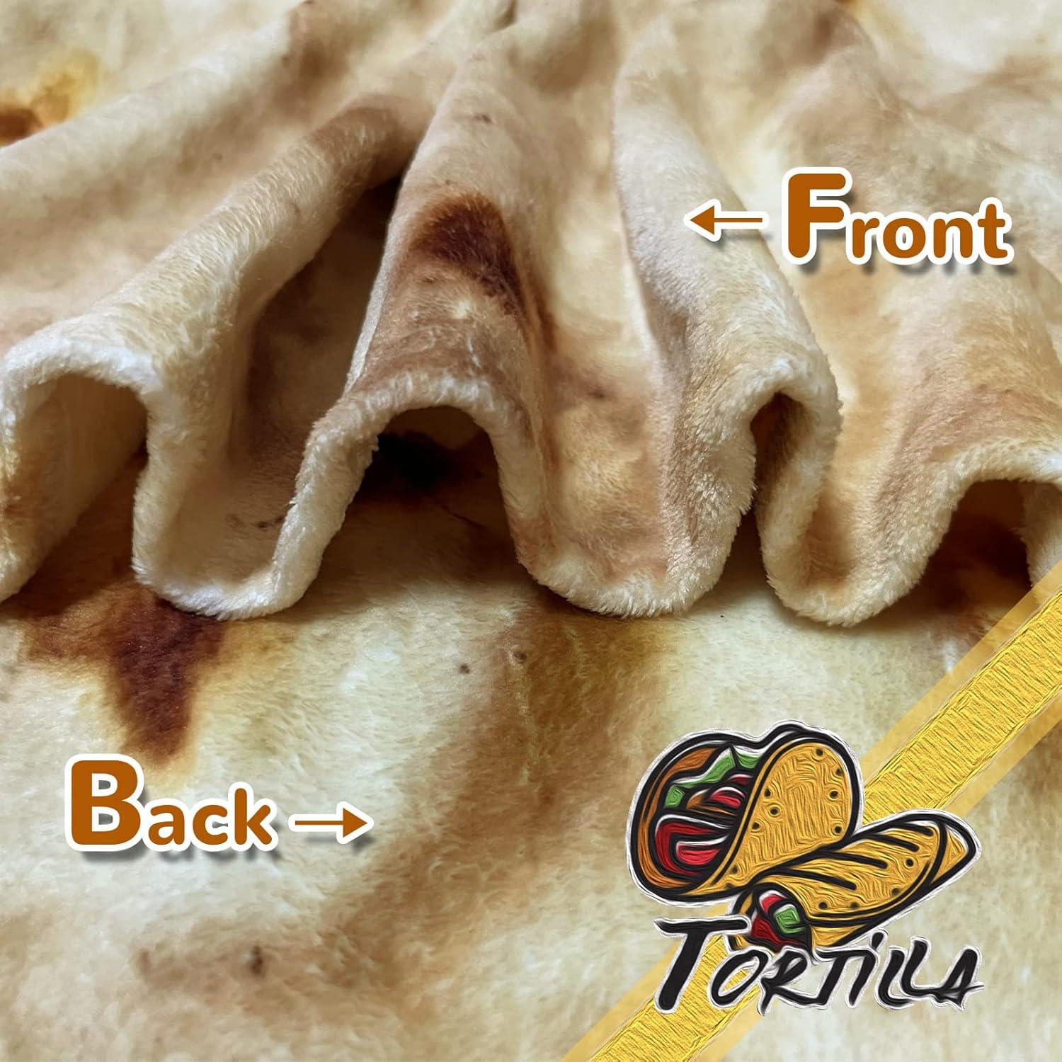 Manta Tortilla Bcareself 60" Amarillo Doble Cara Suave 300 GSM