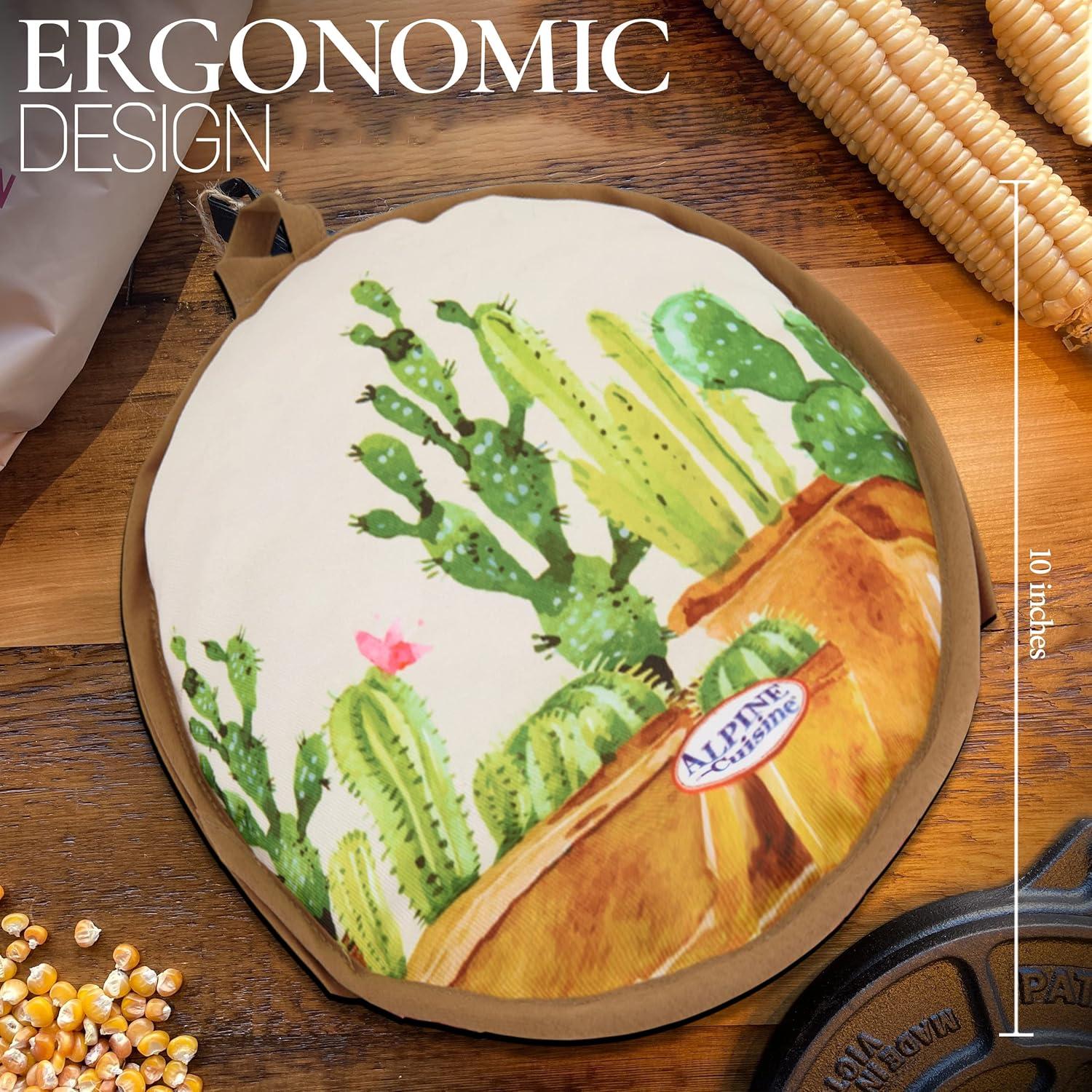 Calentador de Tortillas Alpine Cuisine 25 cm Aislado 2 Piezas