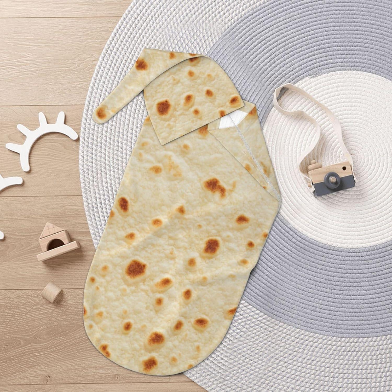 Manta de Envoltura para Bebé Figtihw Tortilla 29x53 cm