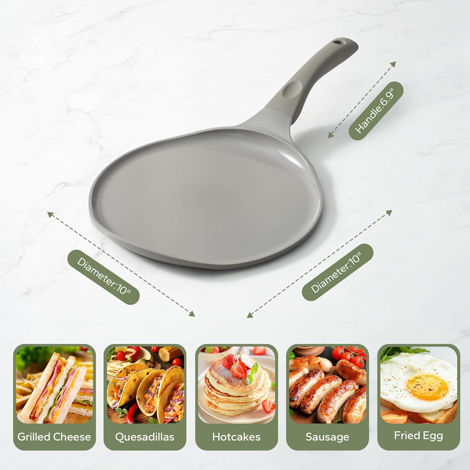 Sartén para Crepes Redchef 25.4 cm Antiadherente Cerámica Gris