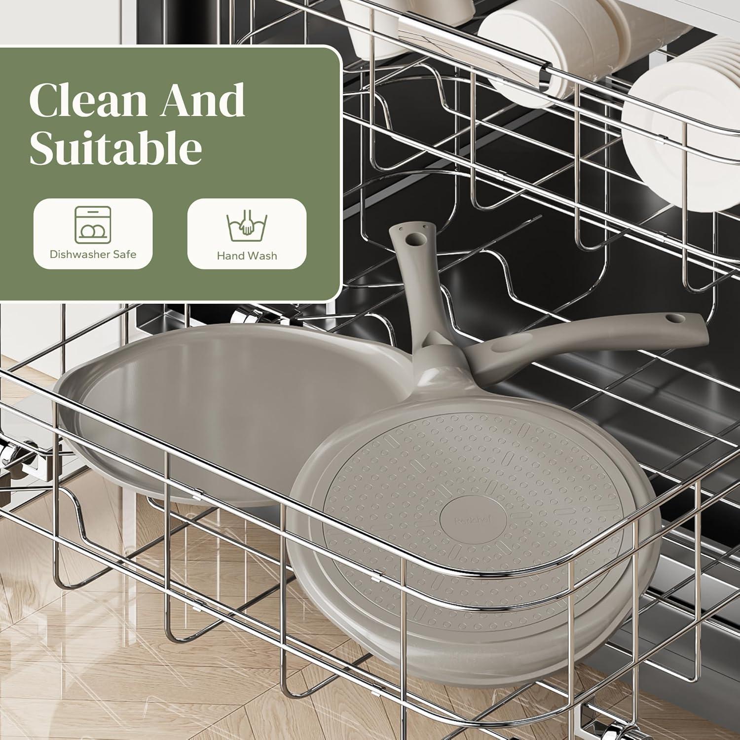 Sartén para Crepes Redchef 25.4 cm Antiadherente Cerámica Gris