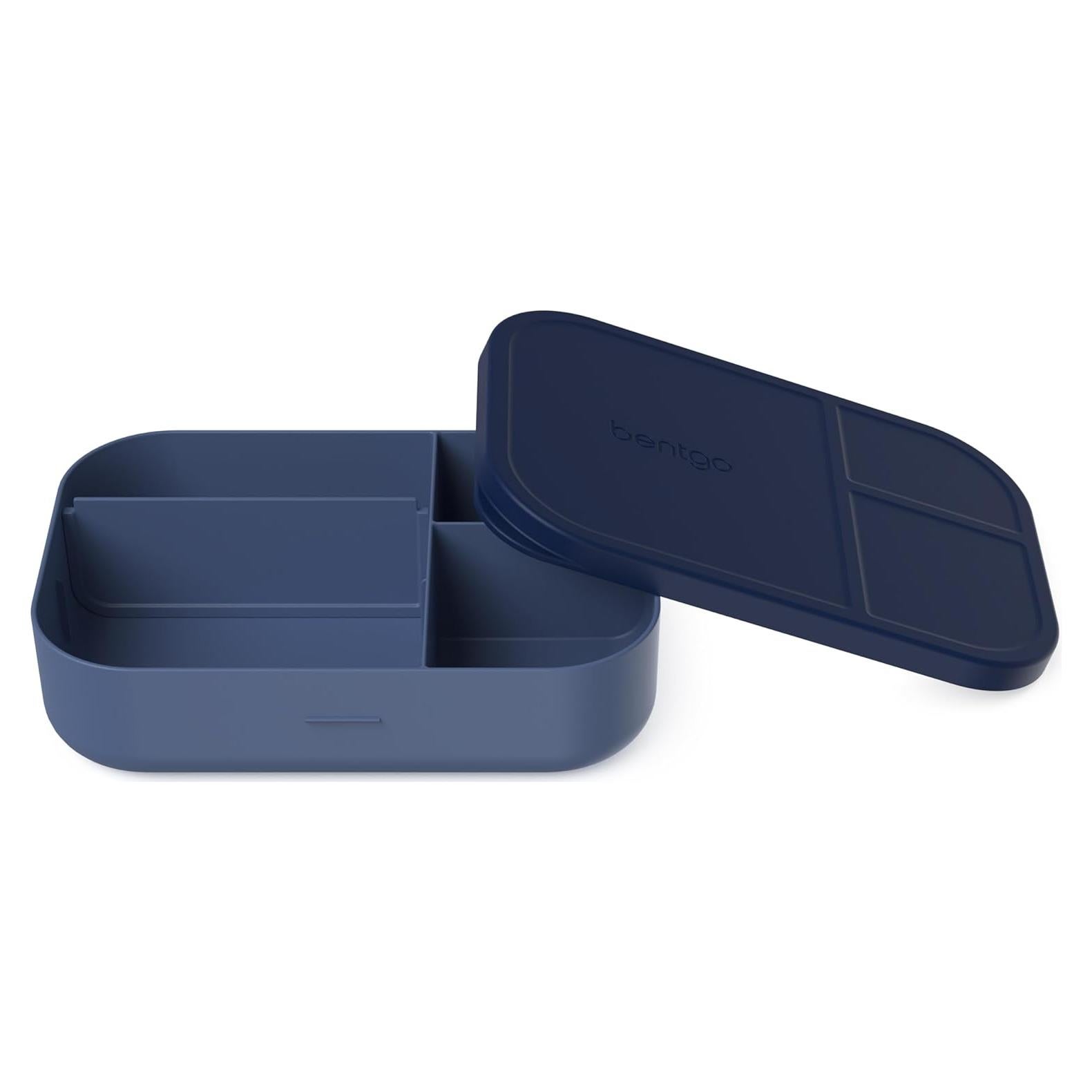 Bandeja Moderna Bentgo Marino con Tapa Mate - 4 Compartimentos