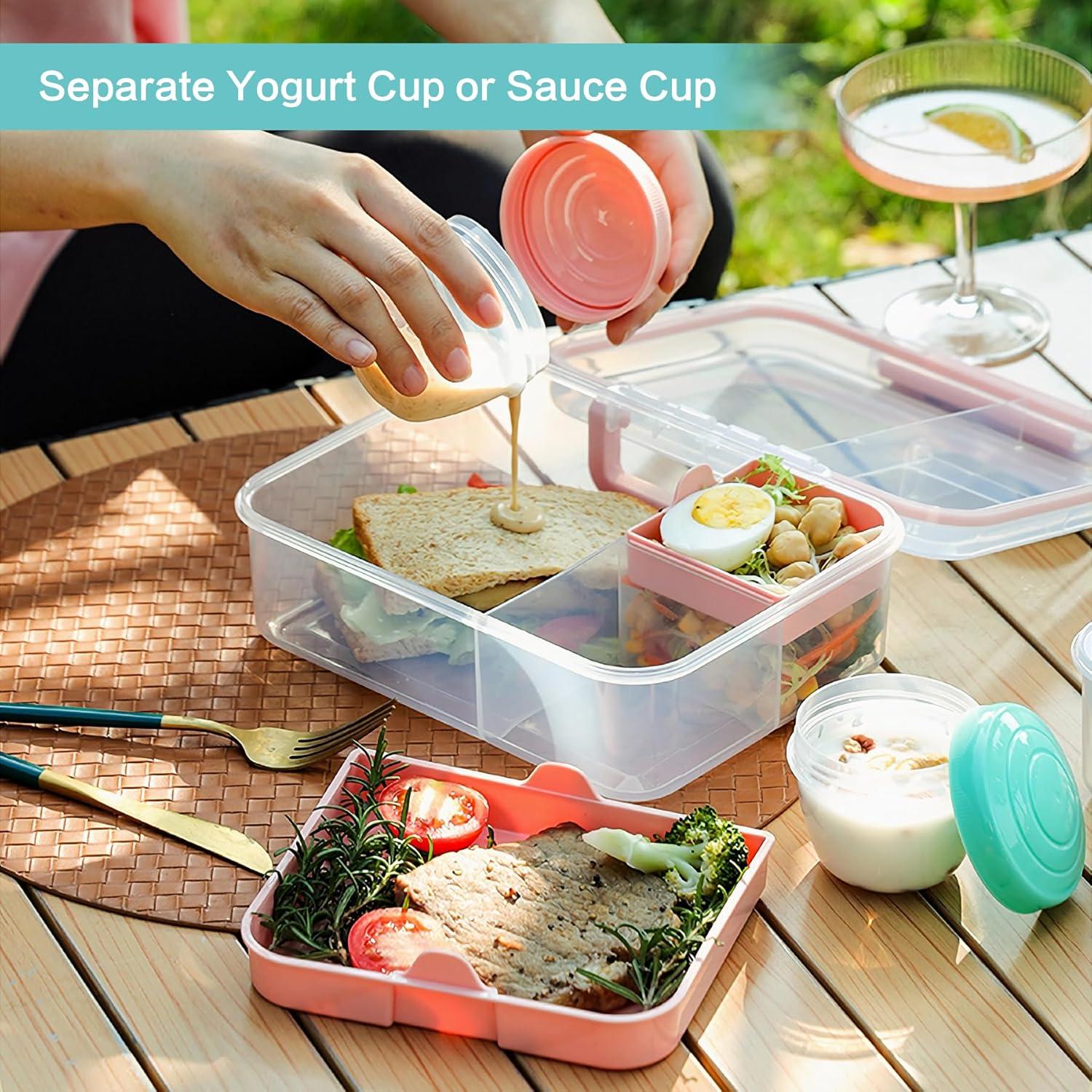 Contenedor de Almuerzo Bento Finorder 1.27 L Rosa Claro