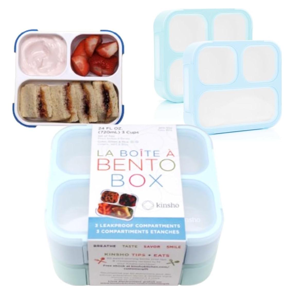 Caja Bento Mediana Kinsho a Prueba de Fugas 1000ml Niños