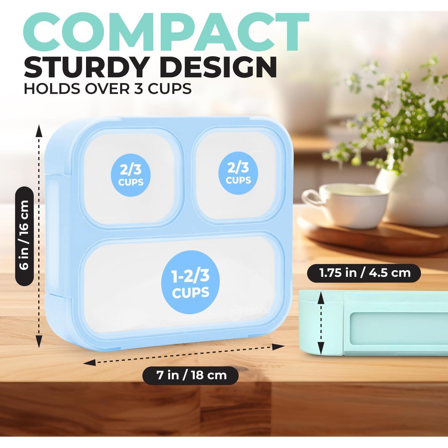 Caja Bento Mediana Kinsho a Prueba de Fugas 1000ml Niños