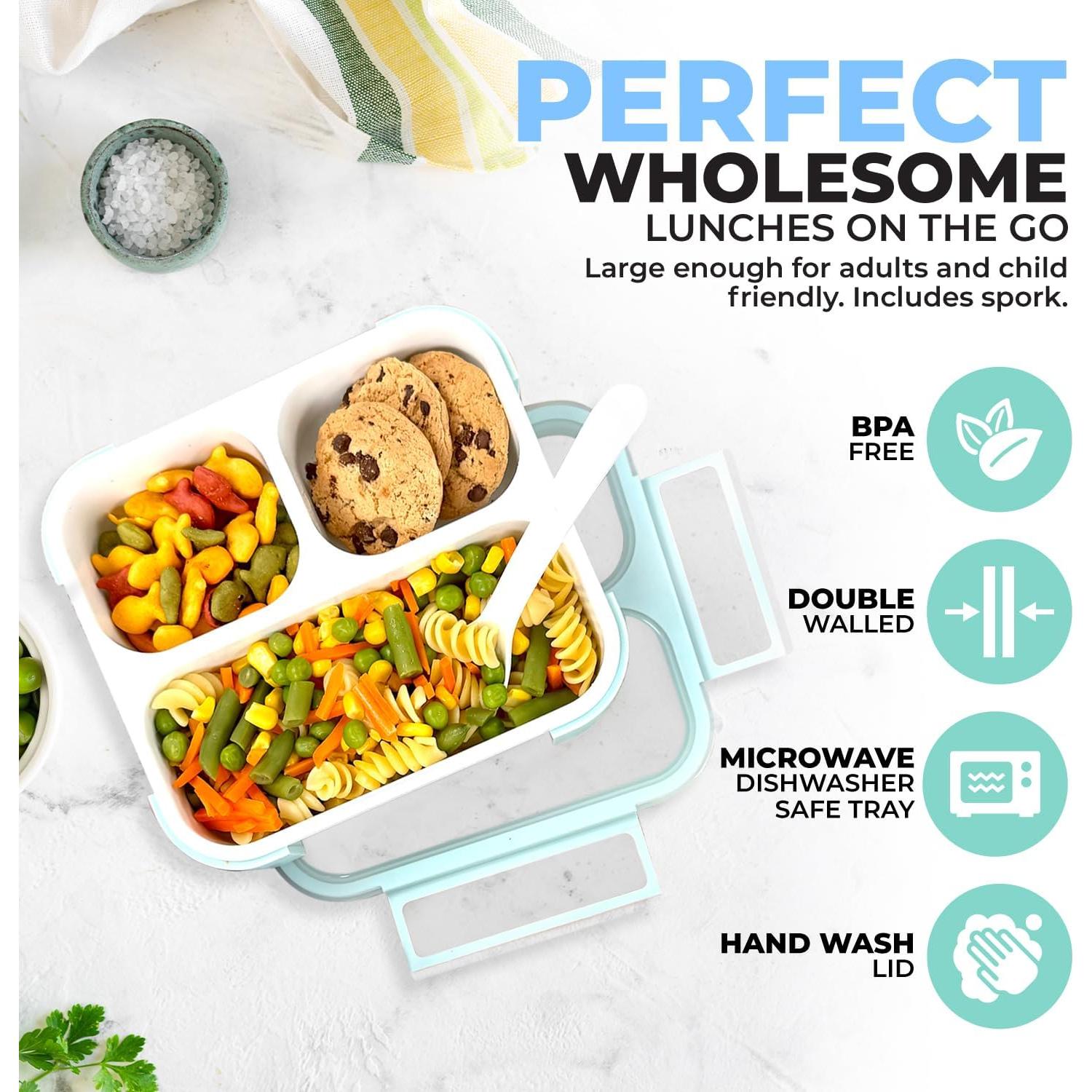 Caja Bento Mediana Kinsho a Prueba de Fugas 1000ml Niños