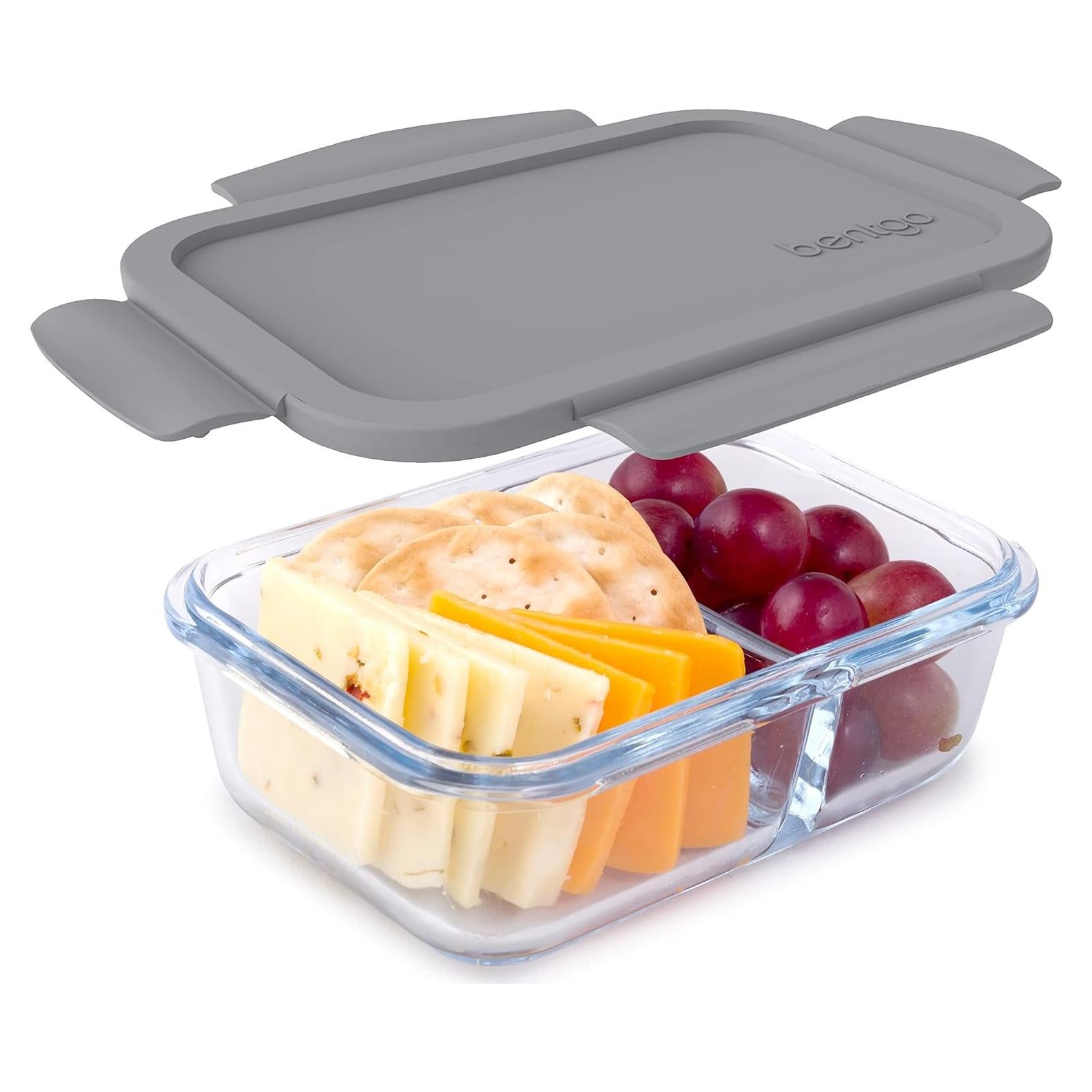 Contenedor de Snack Bentgo Vidrio 1.75 Tazas a Prueba de Fugas