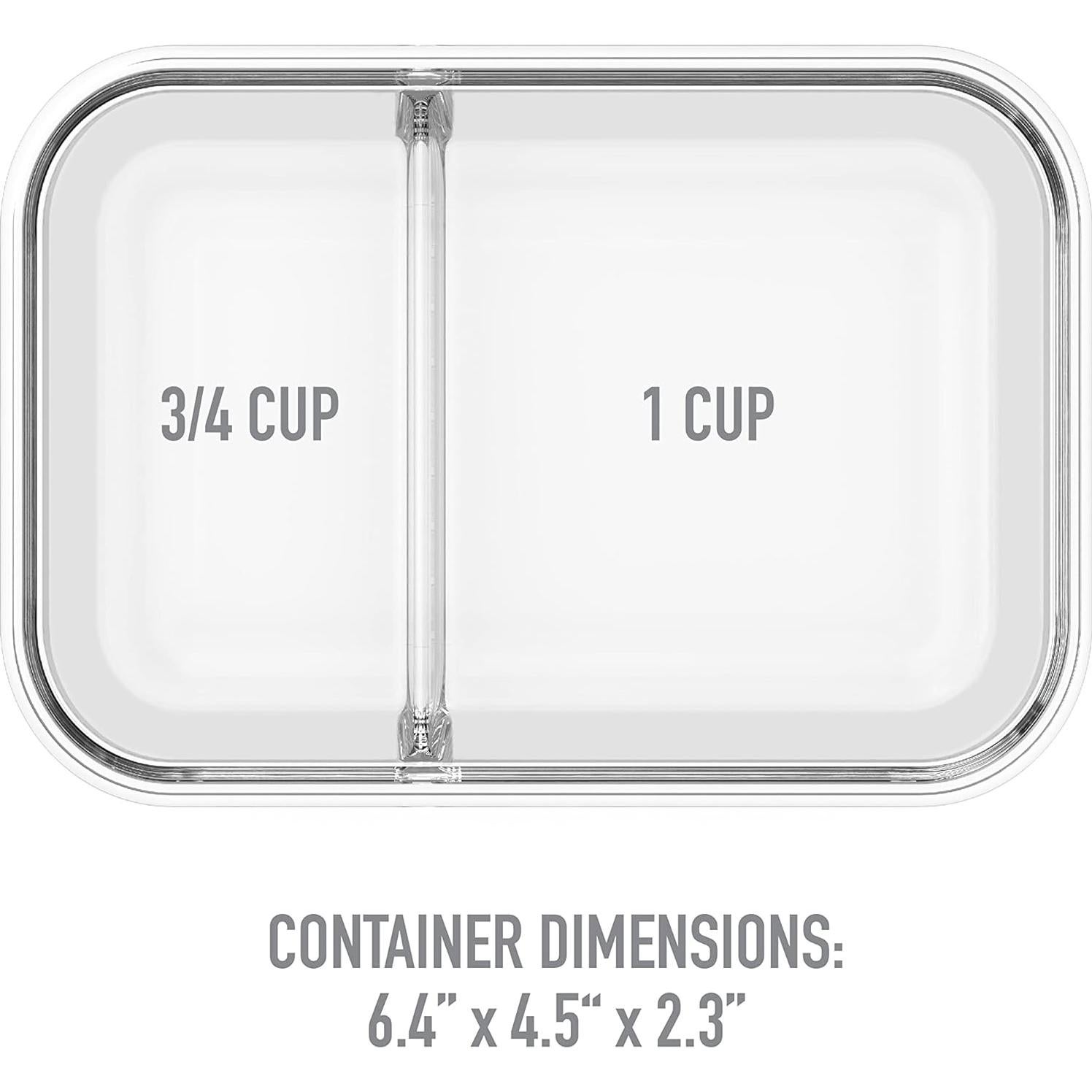 Contenedor de Snack Bentgo Vidrio 1.75 Tazas a Prueba de Fugas