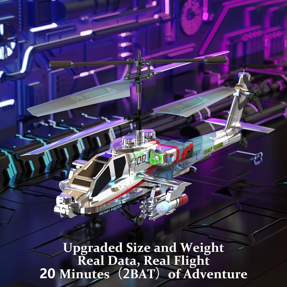 Helicóptero RC XIKOTEC XK1 Plateado 27.4x9.1cm 2.4GHz