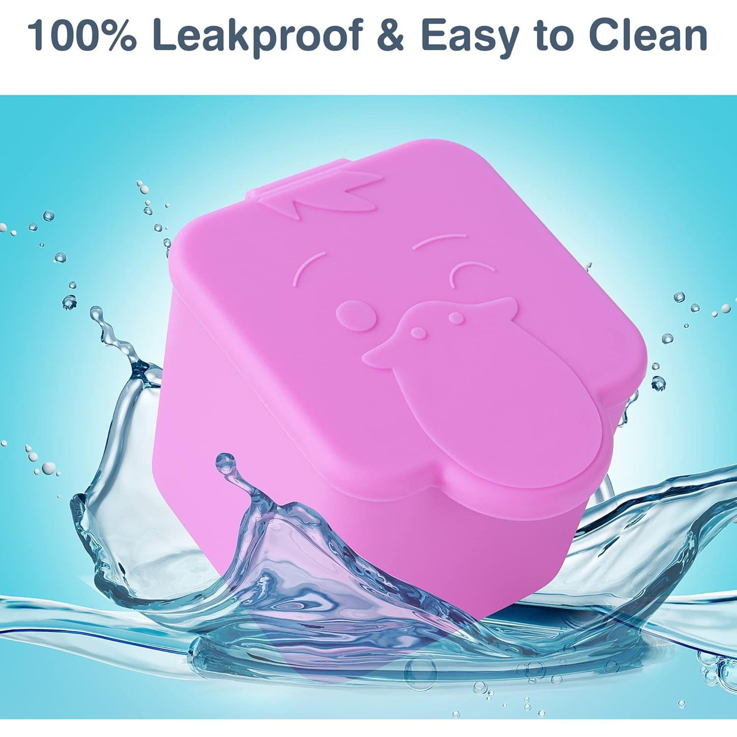 Contenedores de Dip Homotte 4oz Silicona a Prueba de Fugas