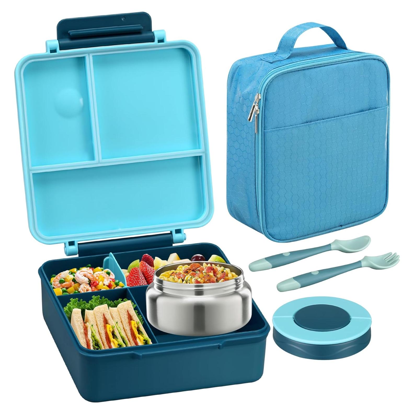 Caja de Almuerzo Bento ItsLife 54oz con Termo 240ml Azul