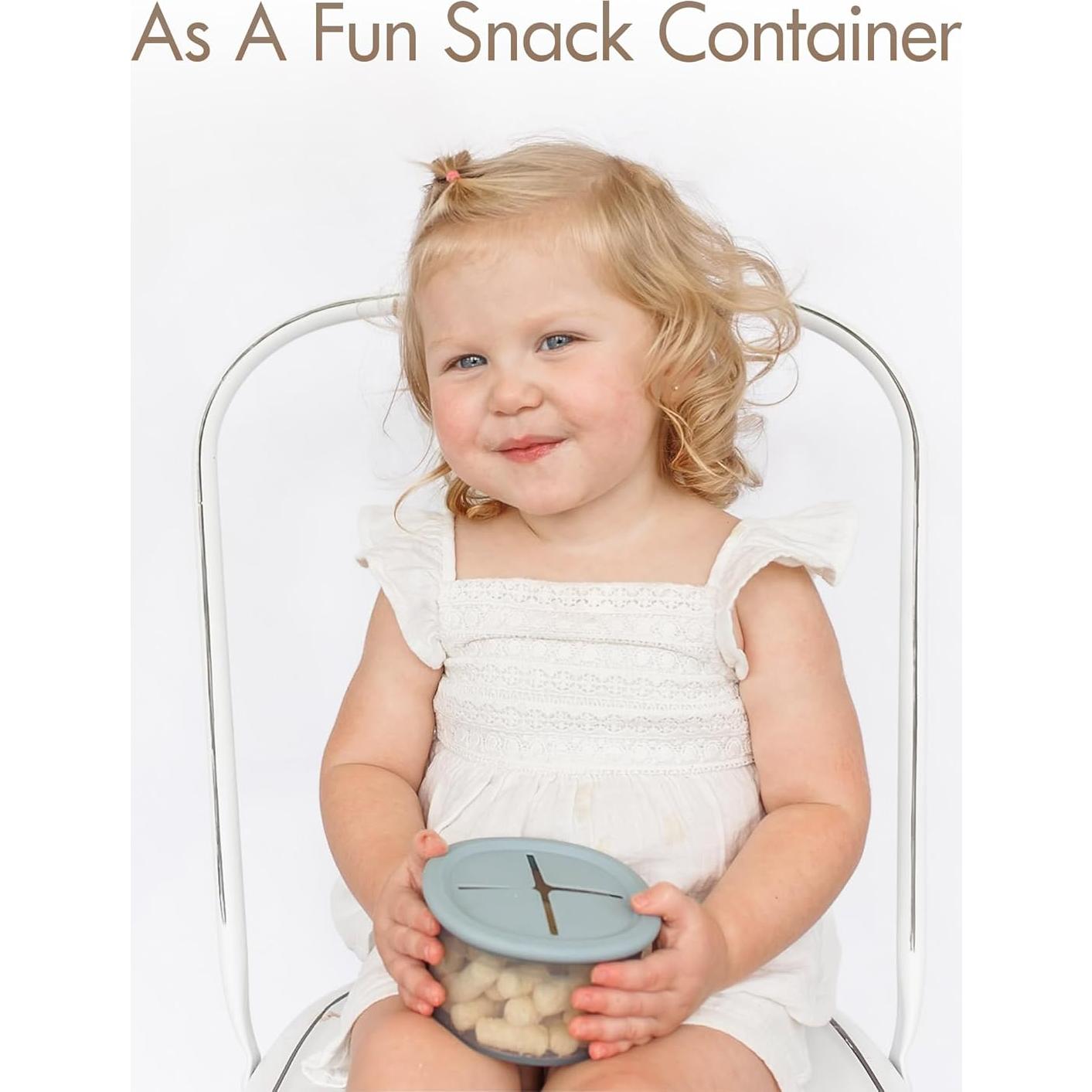 Contenedores de Comida para Bebés Moonkie 4oz/8oz Silicona